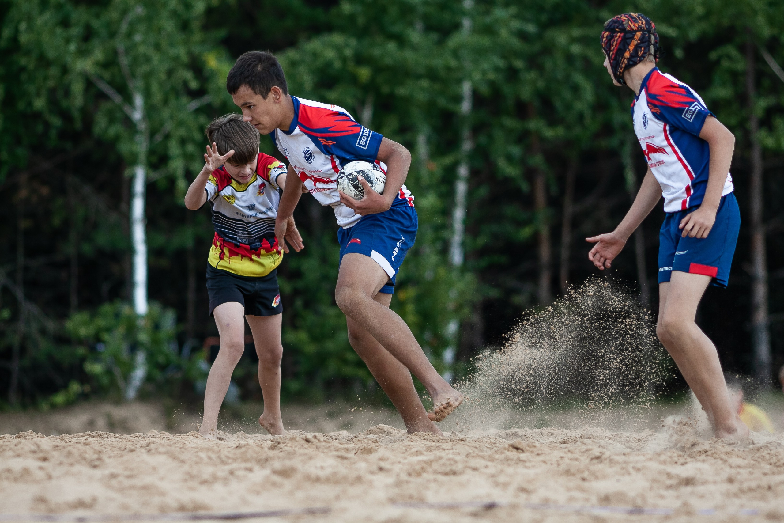 «Кубок «Молота» по пляжному Регби. Фотография