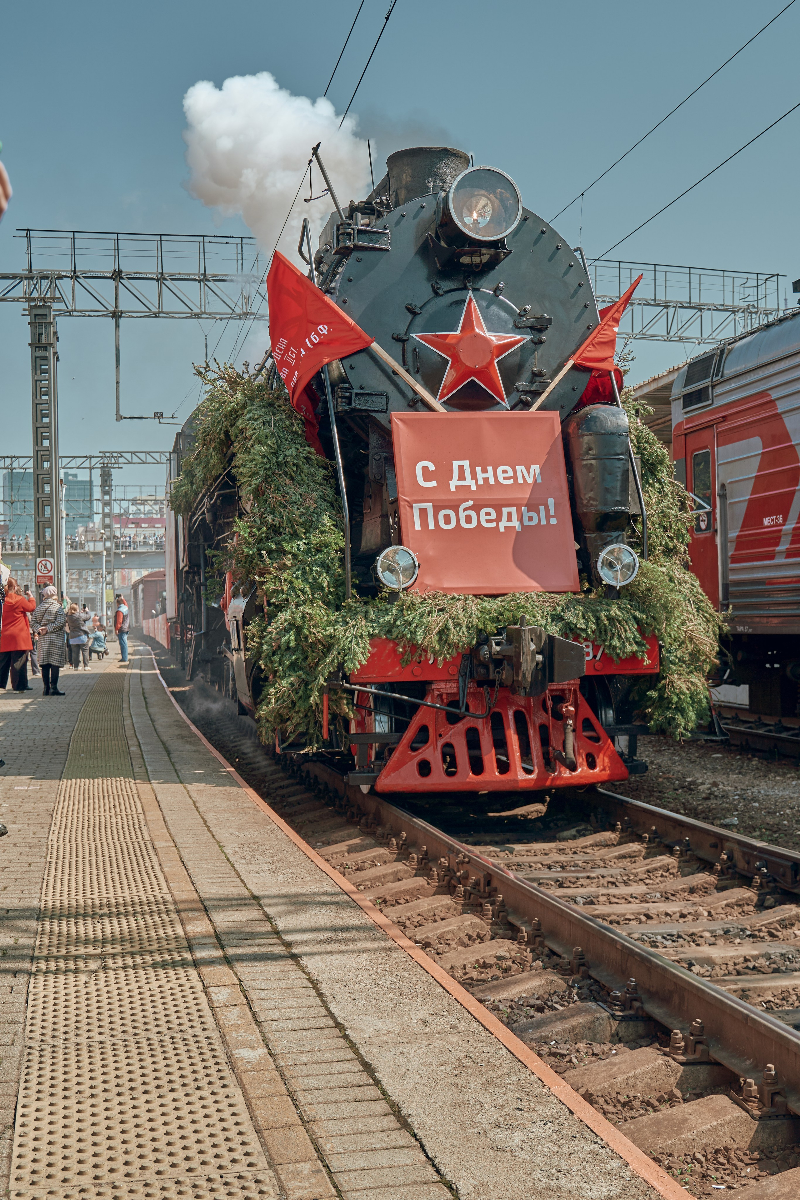 Поезд Победы!. Фотограф во Владивостоке