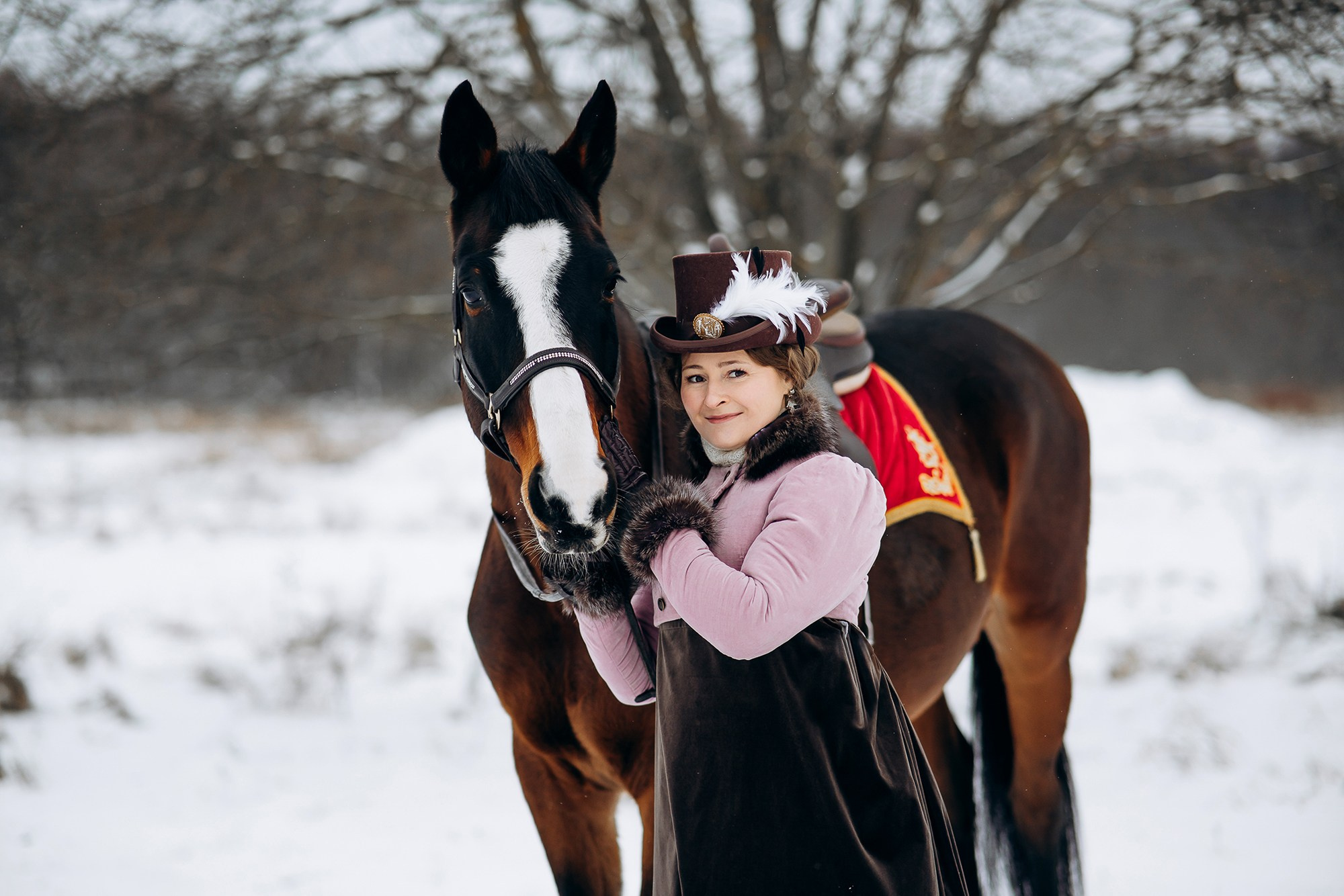 Фотосессия с лошадью в историческом образе. Свадебный и репортажный фотограф в Ярославле Евгений Сальников
