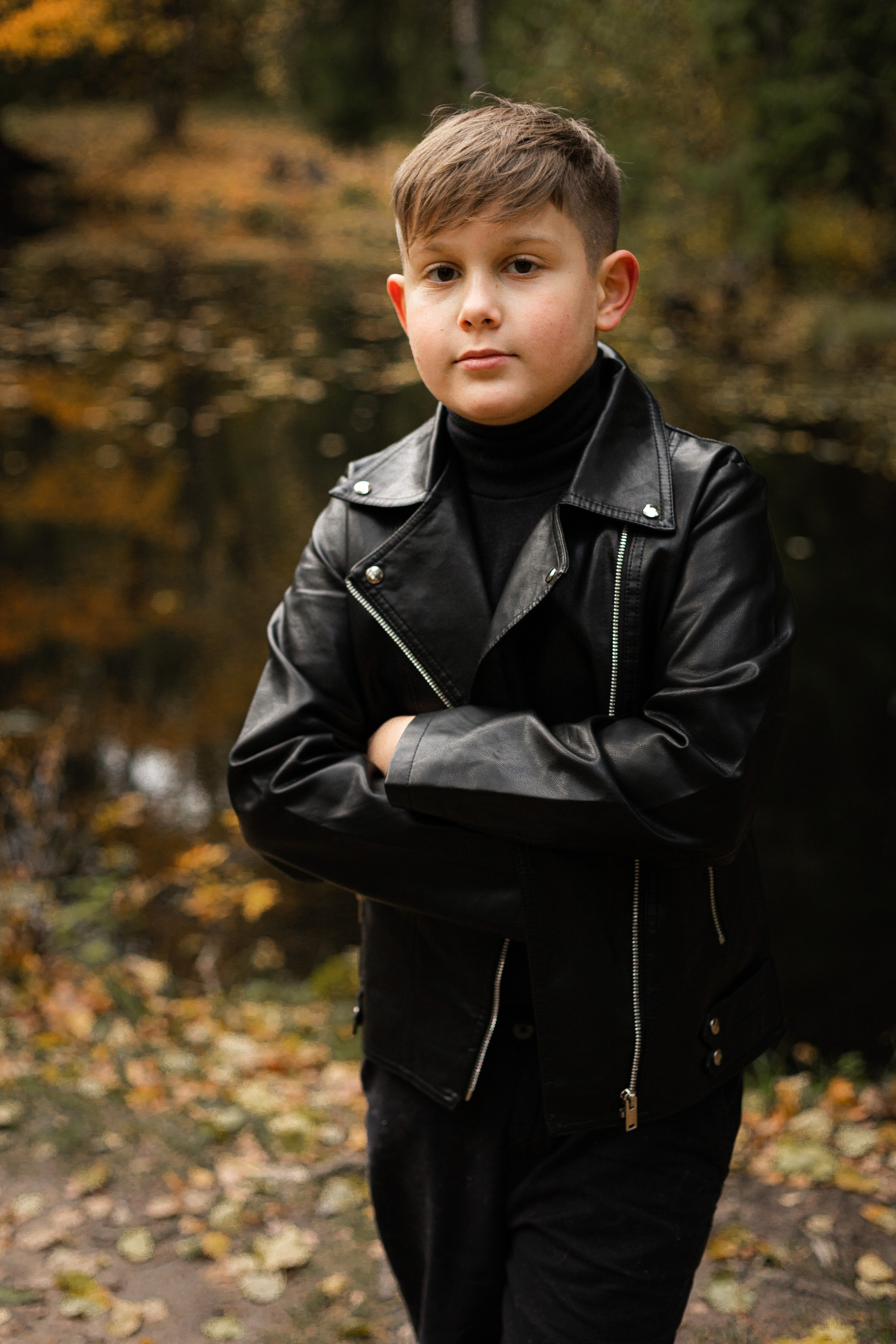 Катя и Вася. Фотосессия на Хэллоуин в парке. Семейный и детский фотограф в Санкт-Петербурге Павлова Елена