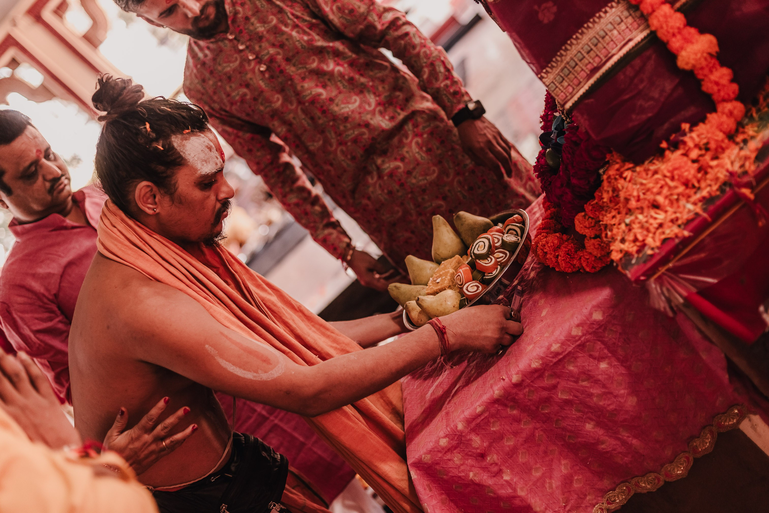 Lakshmi pooja in India. Mariam Bagdasaryan