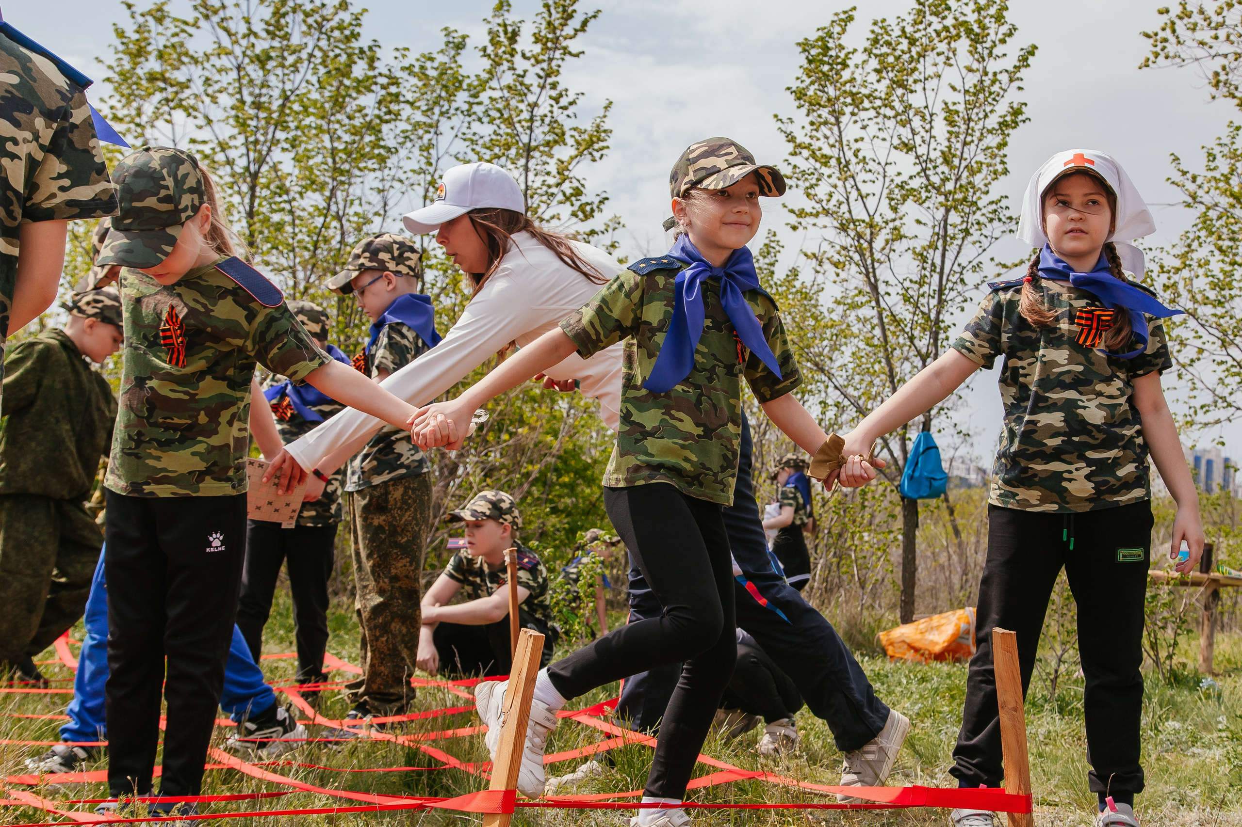 Игра «Зарница» в лицее 8 «Олимпия». Фотограф в Волгограде Норченко Светлана