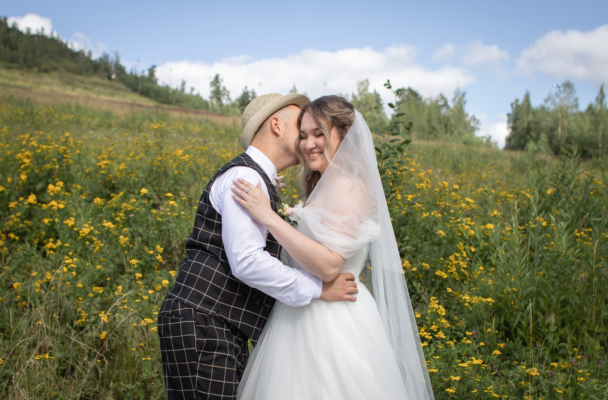 Свадебная фотосессия за городом. Фотограф Татьяна Орлова