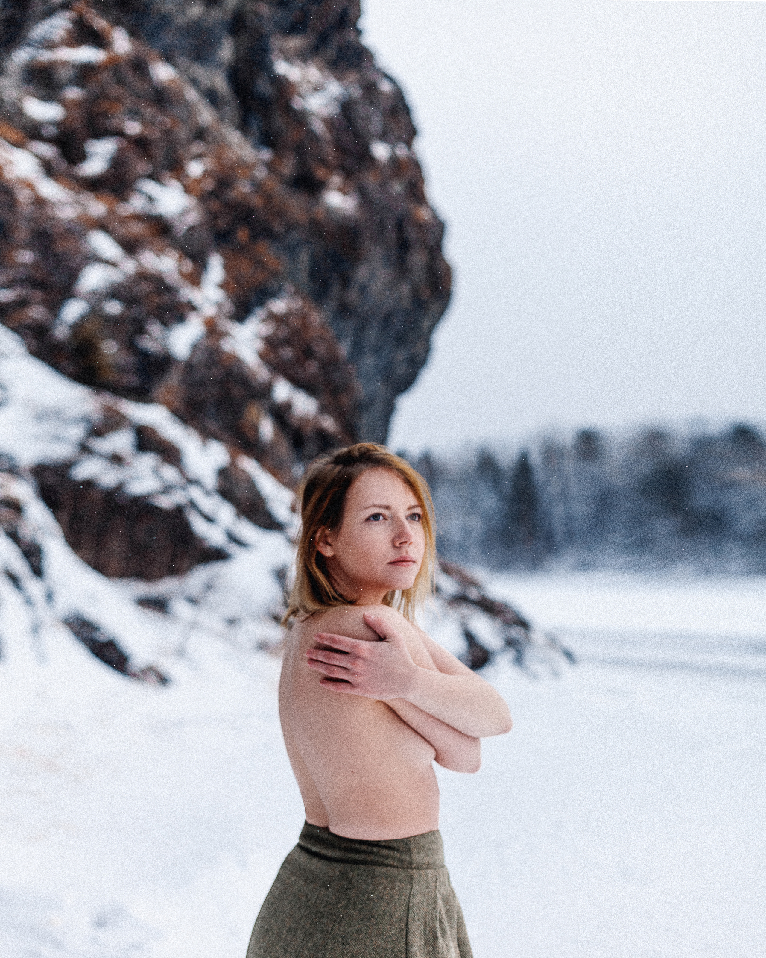 Саша. Лёд. Анастасия Турсунова арт-фотограф в Москве