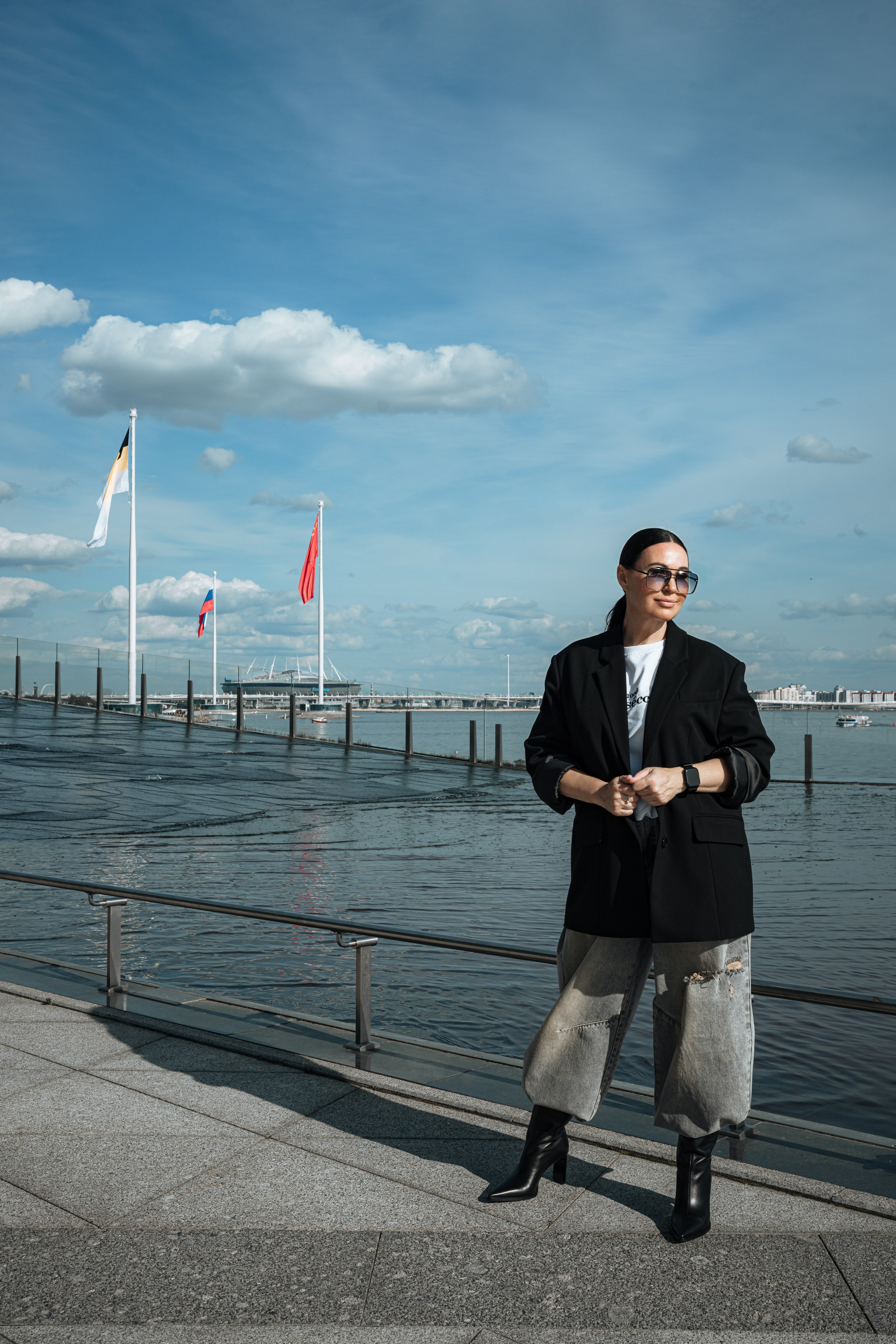 Елена. Лахта центр. Портретный фотограф в Санкт-Петербурге Дмитриева Наталия