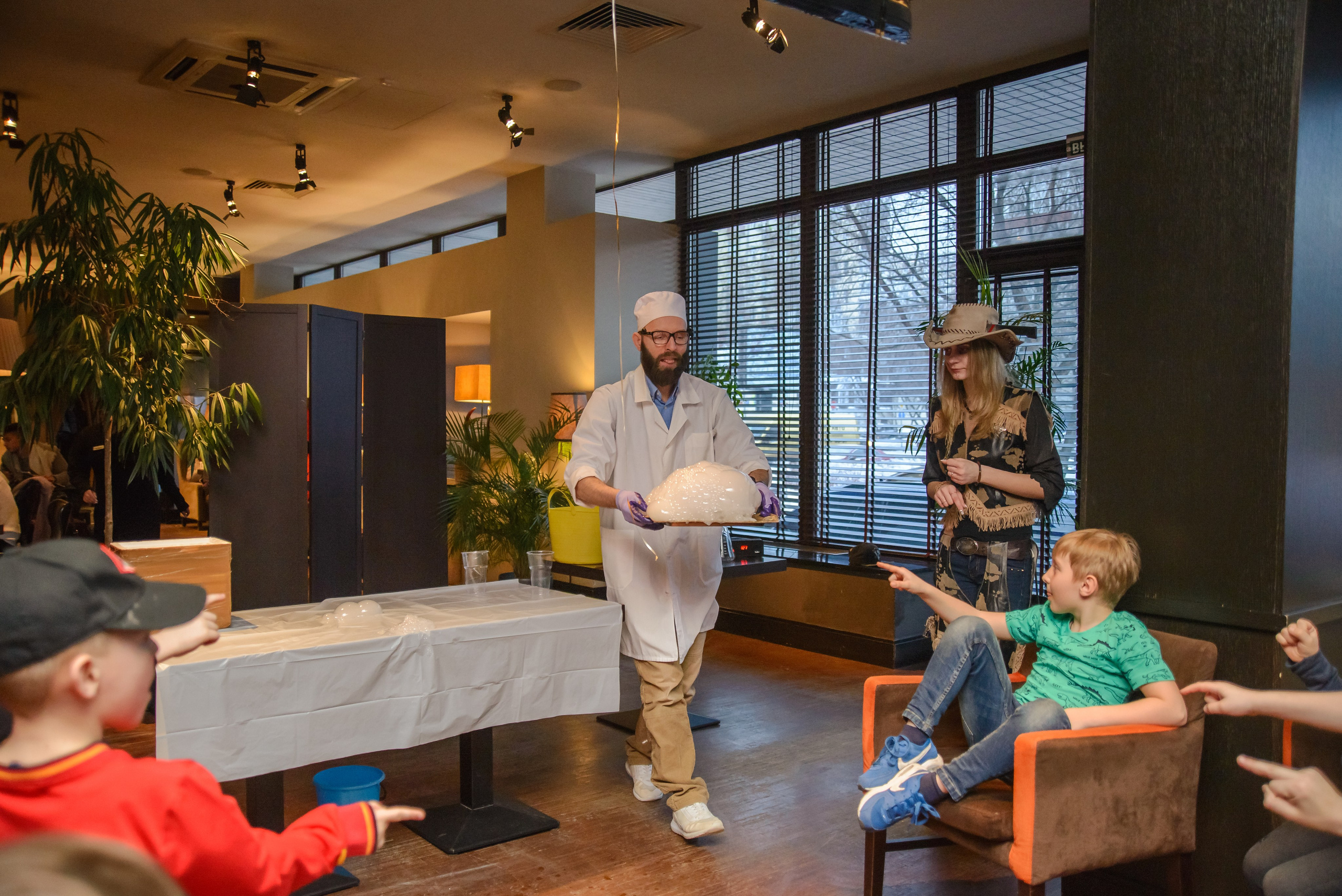 Детский день рождения в ресторане