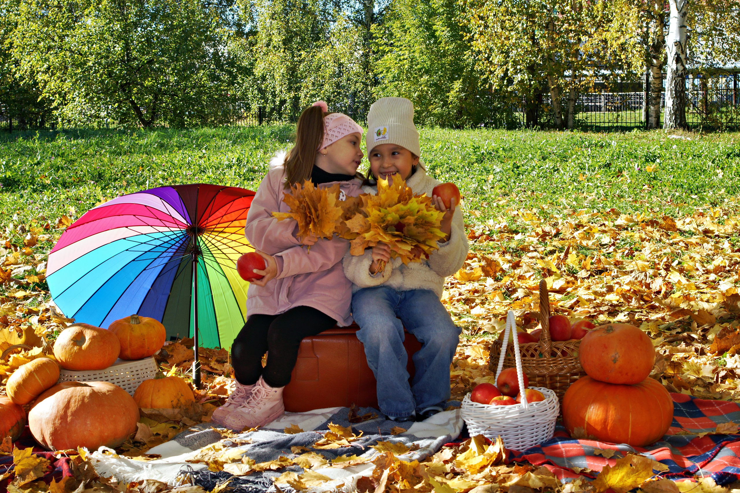 Осенняя фотосессия в детском саду г. Йошкар-Ола