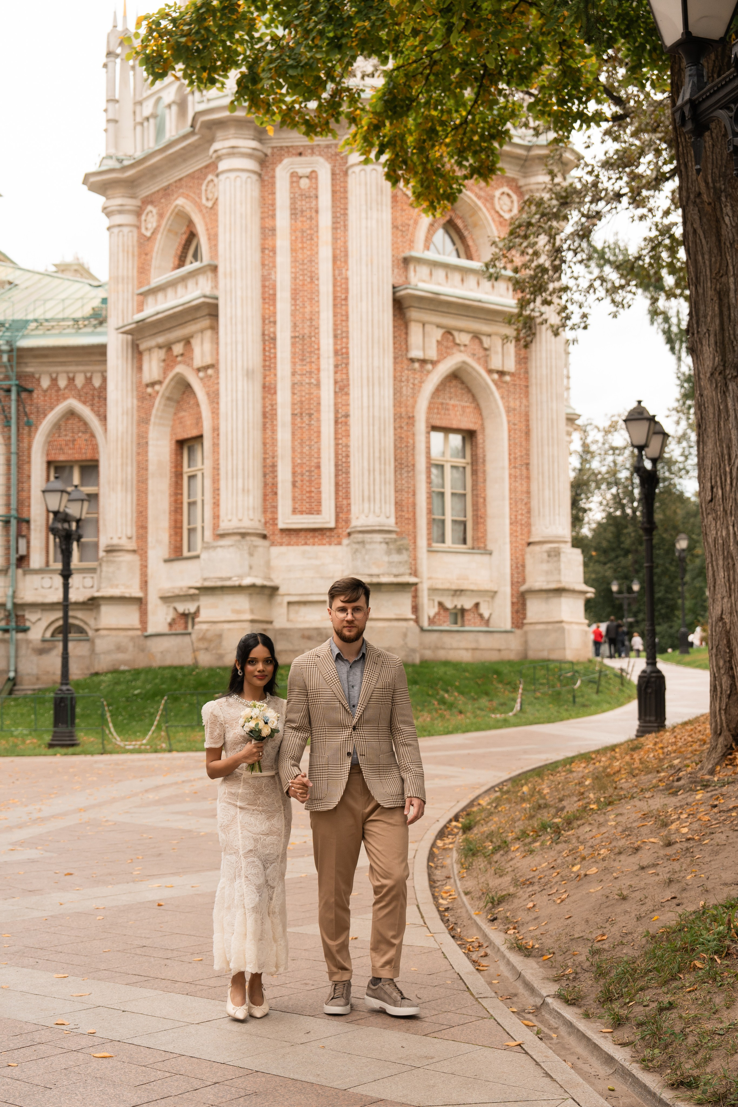 Максим и Харша, Царицыно. Свадебный фотограф в Москве Анна Полушина