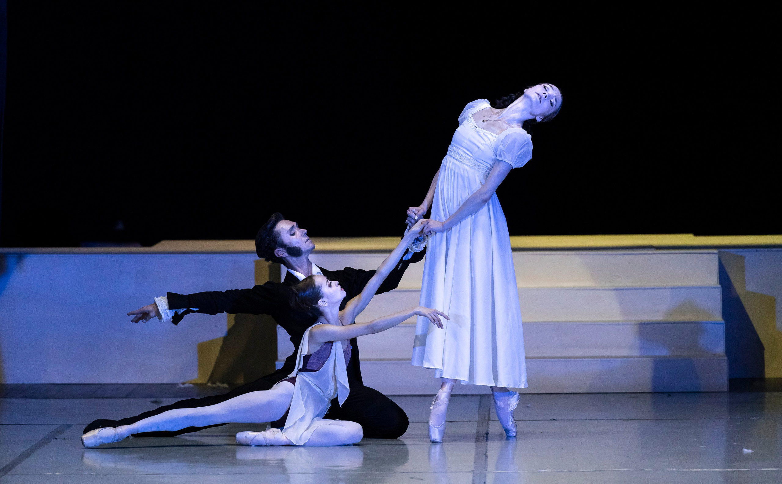 Сценическая репетиция «Пушкин. Сны после жизни» — балет Касатконой и Василёва. Балетный фотограф Москва Майоров Николай
