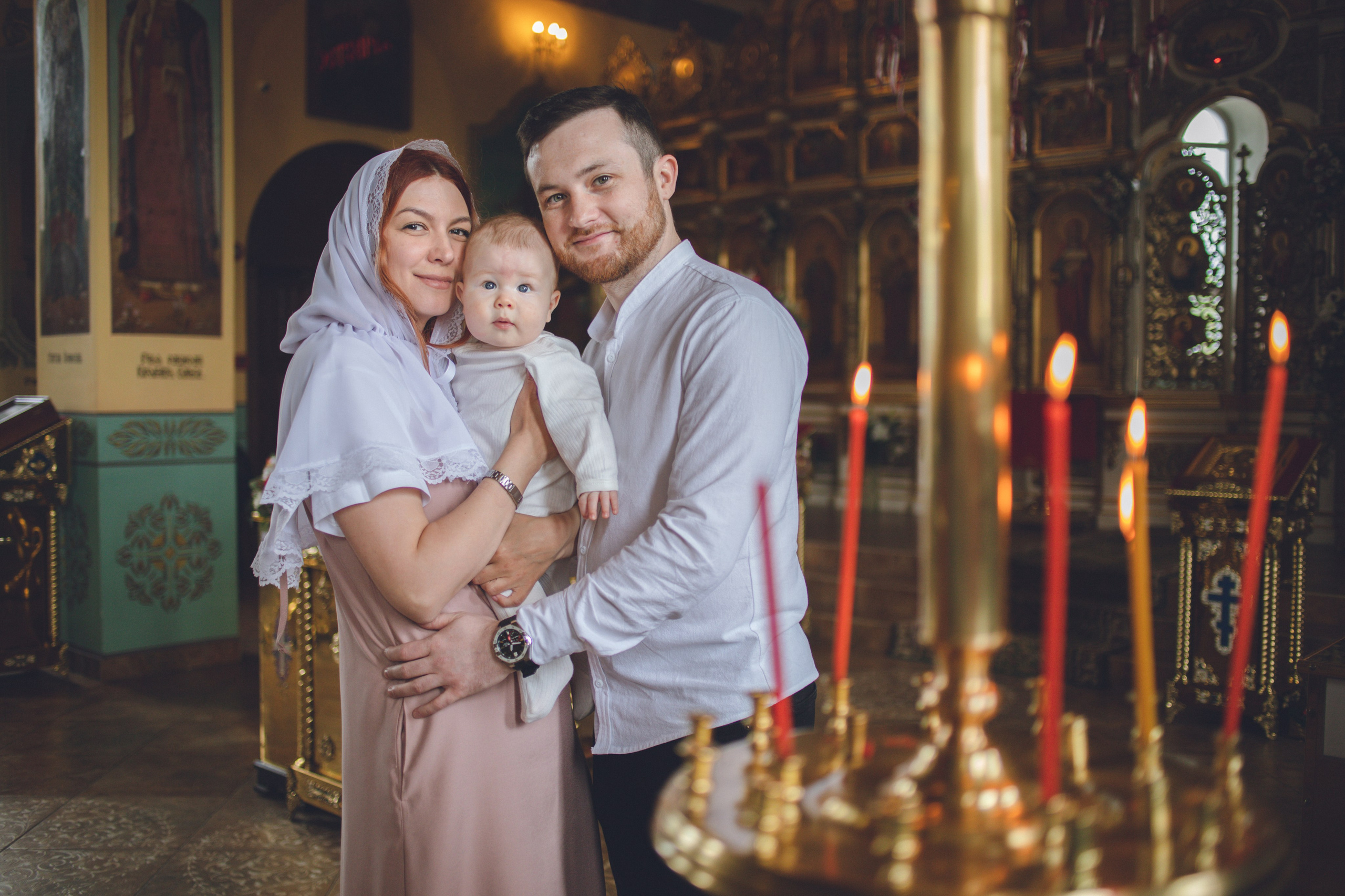 Крещение Романа. Семейный фотограф г. Димировград Андросова Екатерина