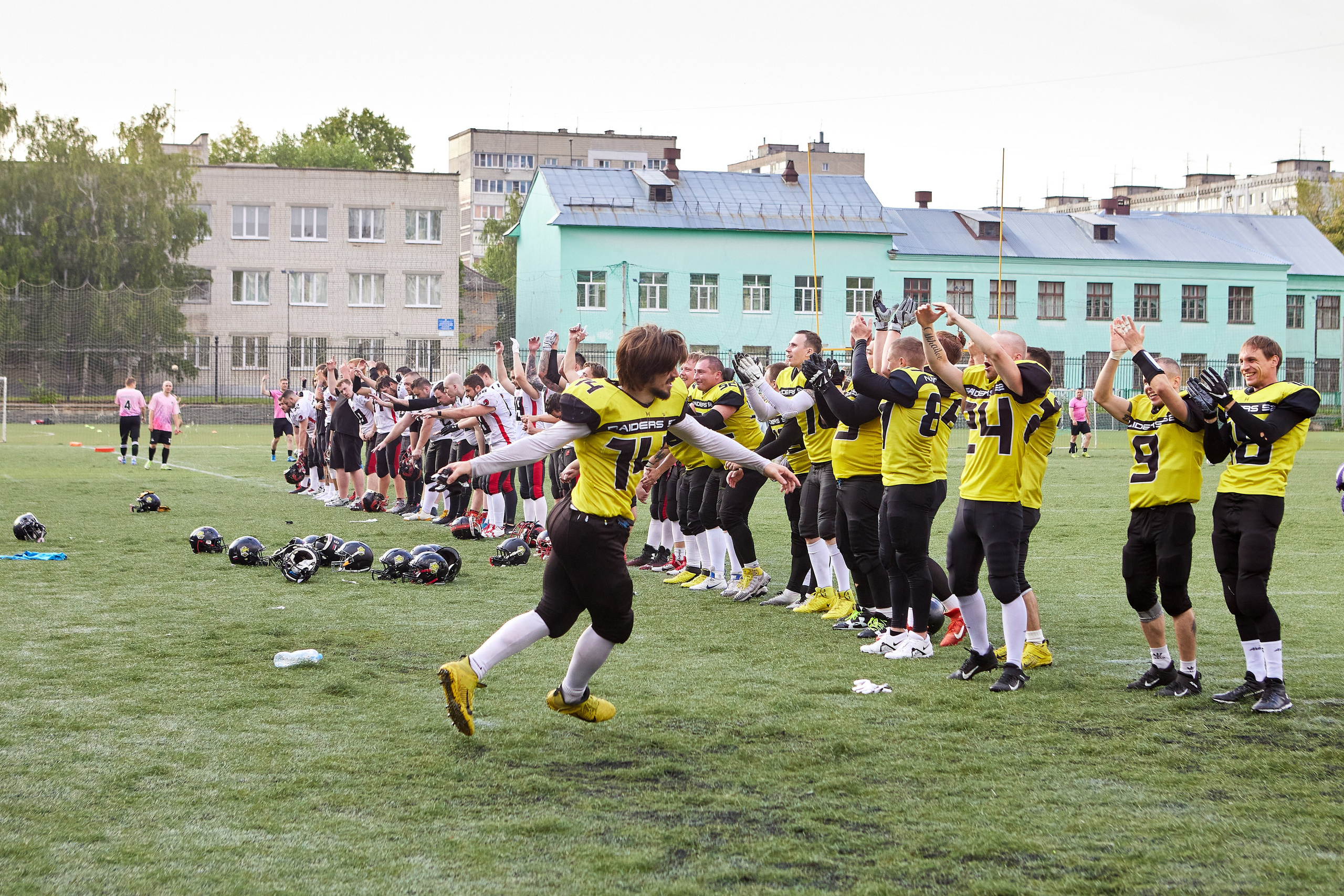 Американский футбол. Матч Чемпионата России — Рейдерс52 — Драконы. Светлана Родионова — фотограф спортивный и не только