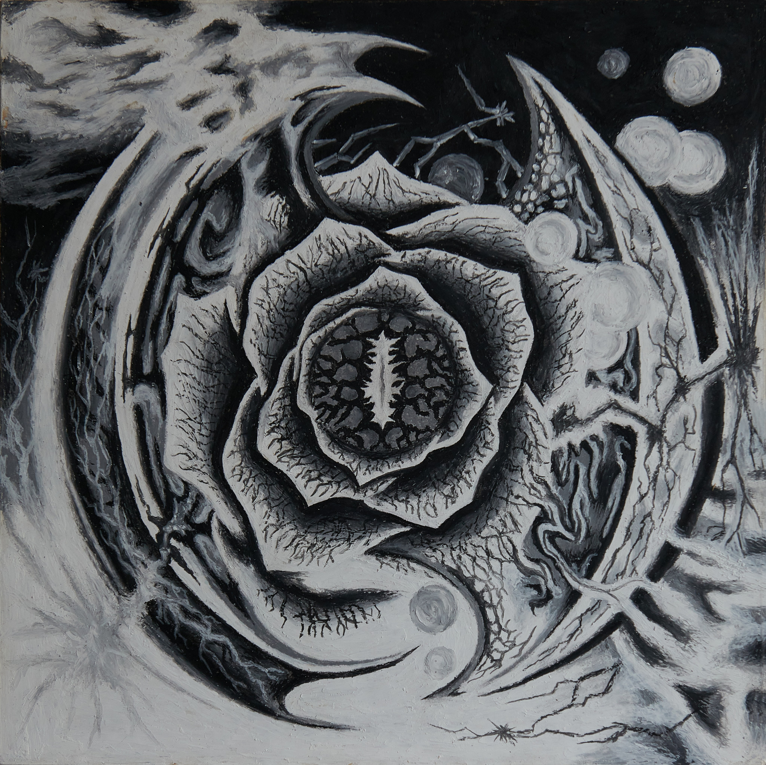 Sapientia DracoОко взирает из розы, Объятой шелестом крыл, Энергию метамарфоза Являет жизненный пыл, Неизреченным знанием Ум смыкает уста – Формула дарует познание Вечного естества. Год создания: 2014 г.