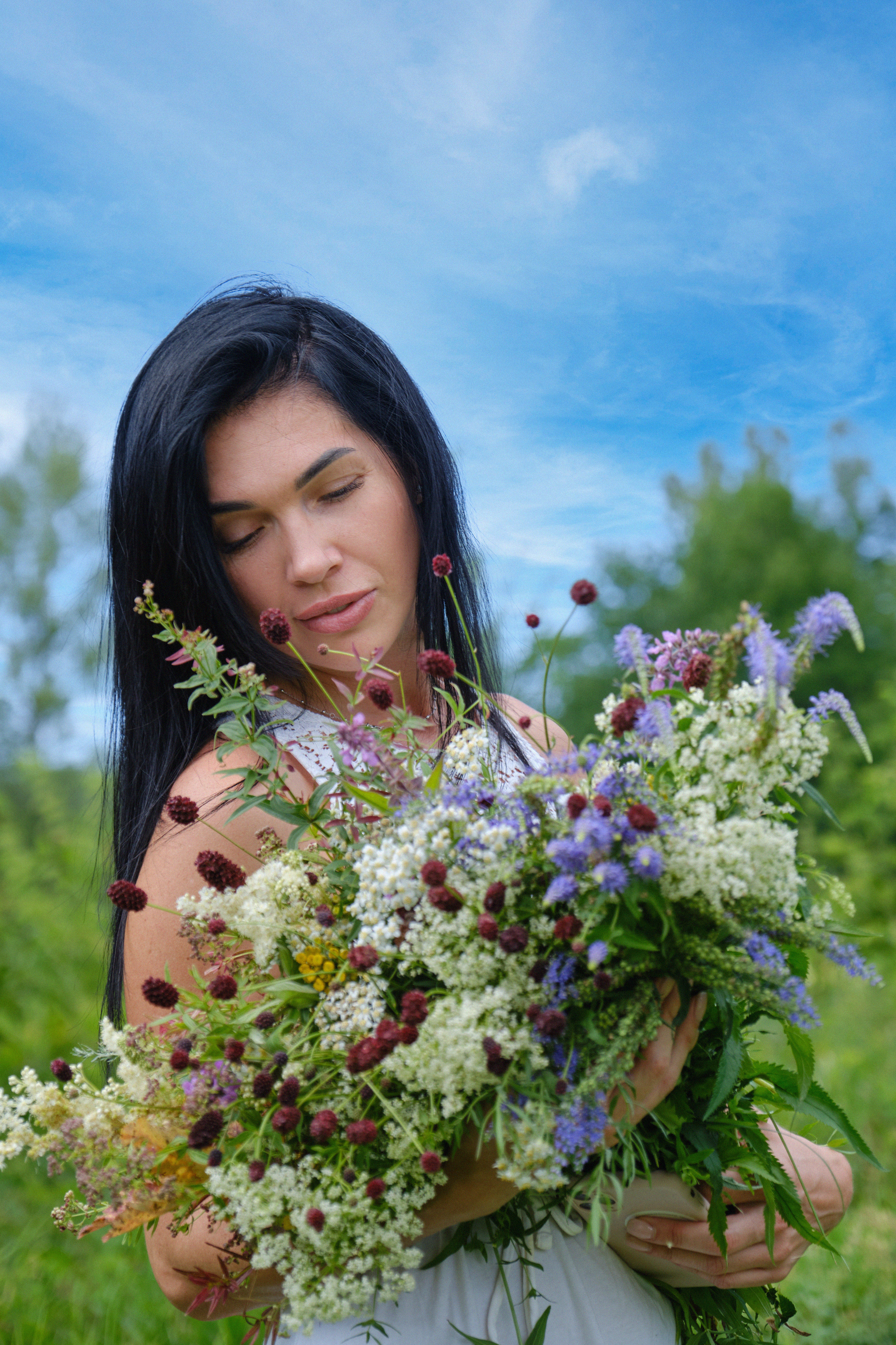 Фотосессия на природе, фотосессия в поле, фотосессия с цветамифотосессия девушки, идеи для фотосессии