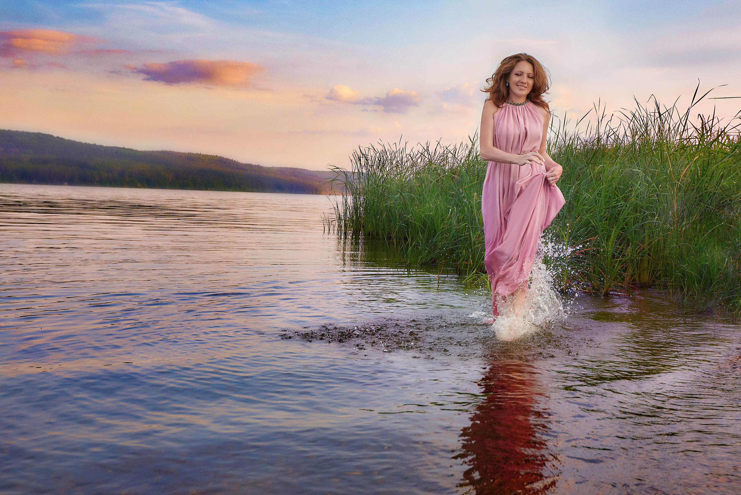 Фотосессия на природе, фотосессия на озере, фотосессия девушки, идеи для фотосессии