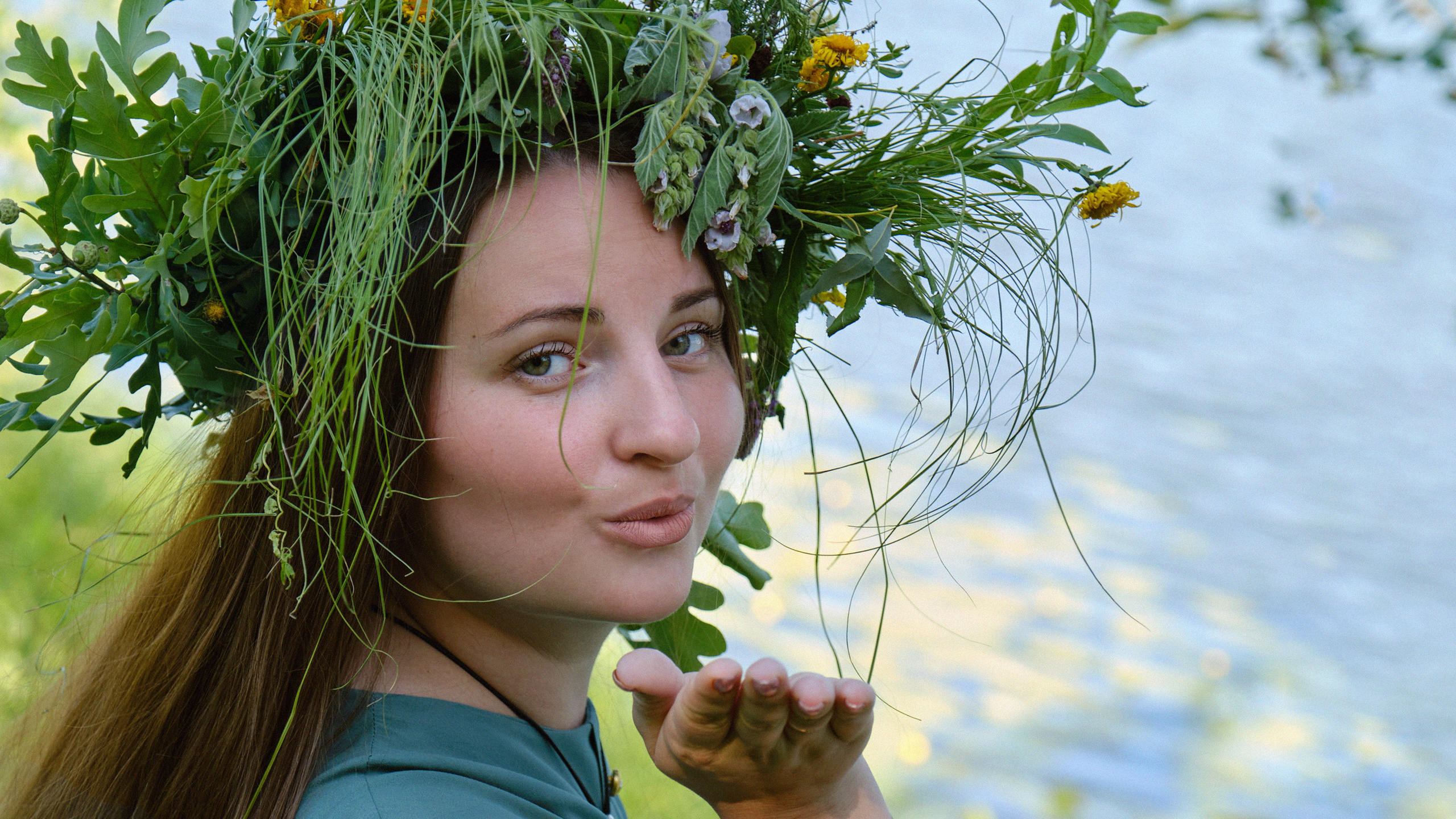 Летняя фотосессия на природе, в лесу, на улице. Семейная с детьми