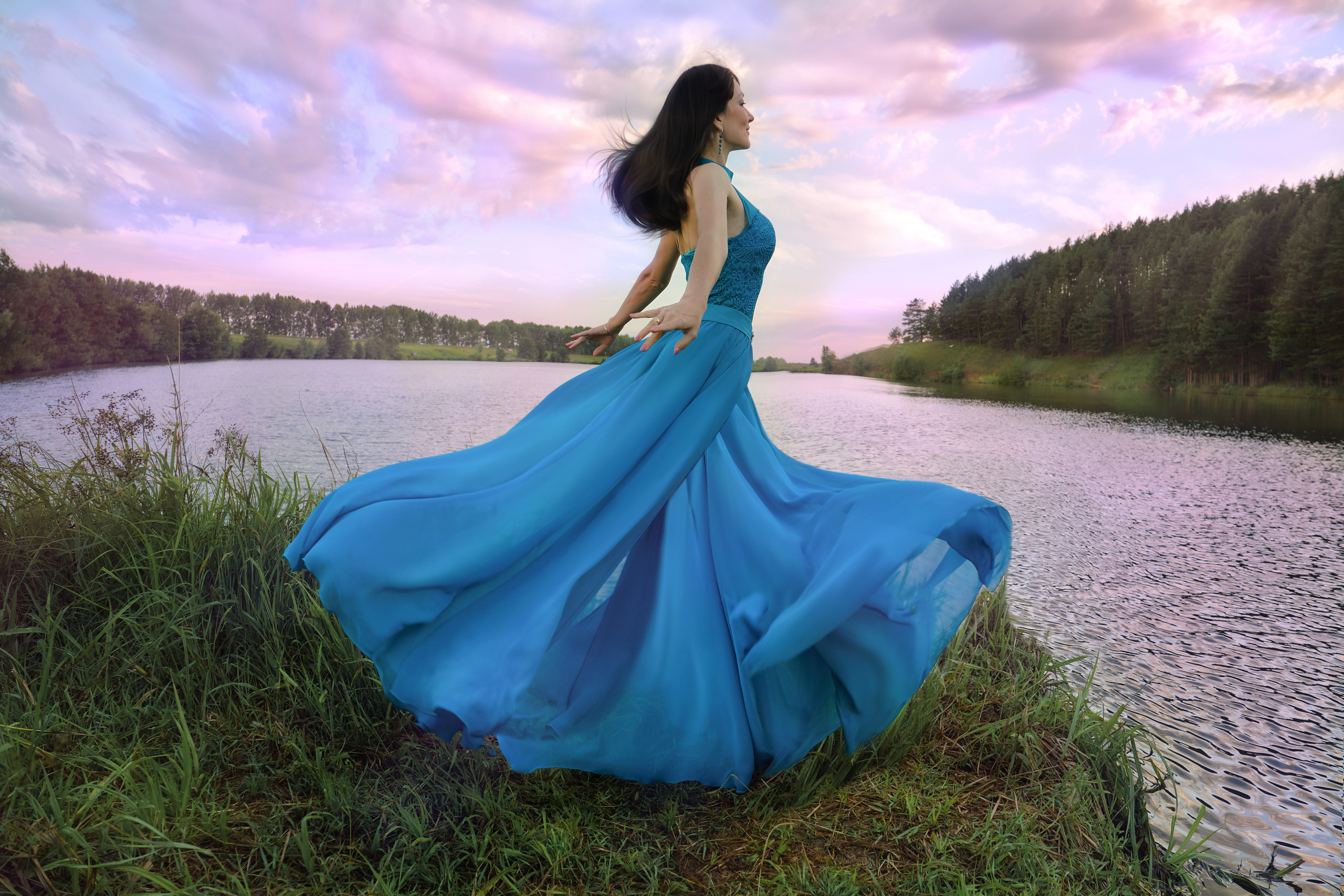 Фотосессия на природе, фотосессия на озере, фотосессия девушки, идеи для фотосессии