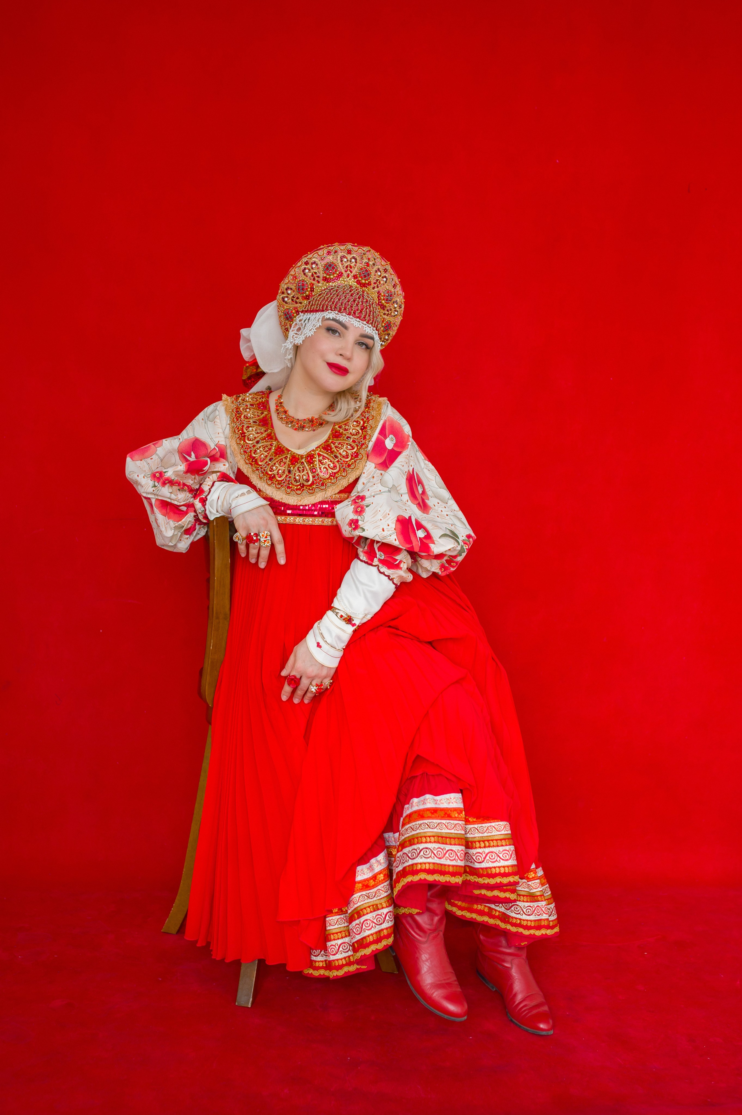 Фотосессия в русском стиле. Фотограф Юлия Кондратьева