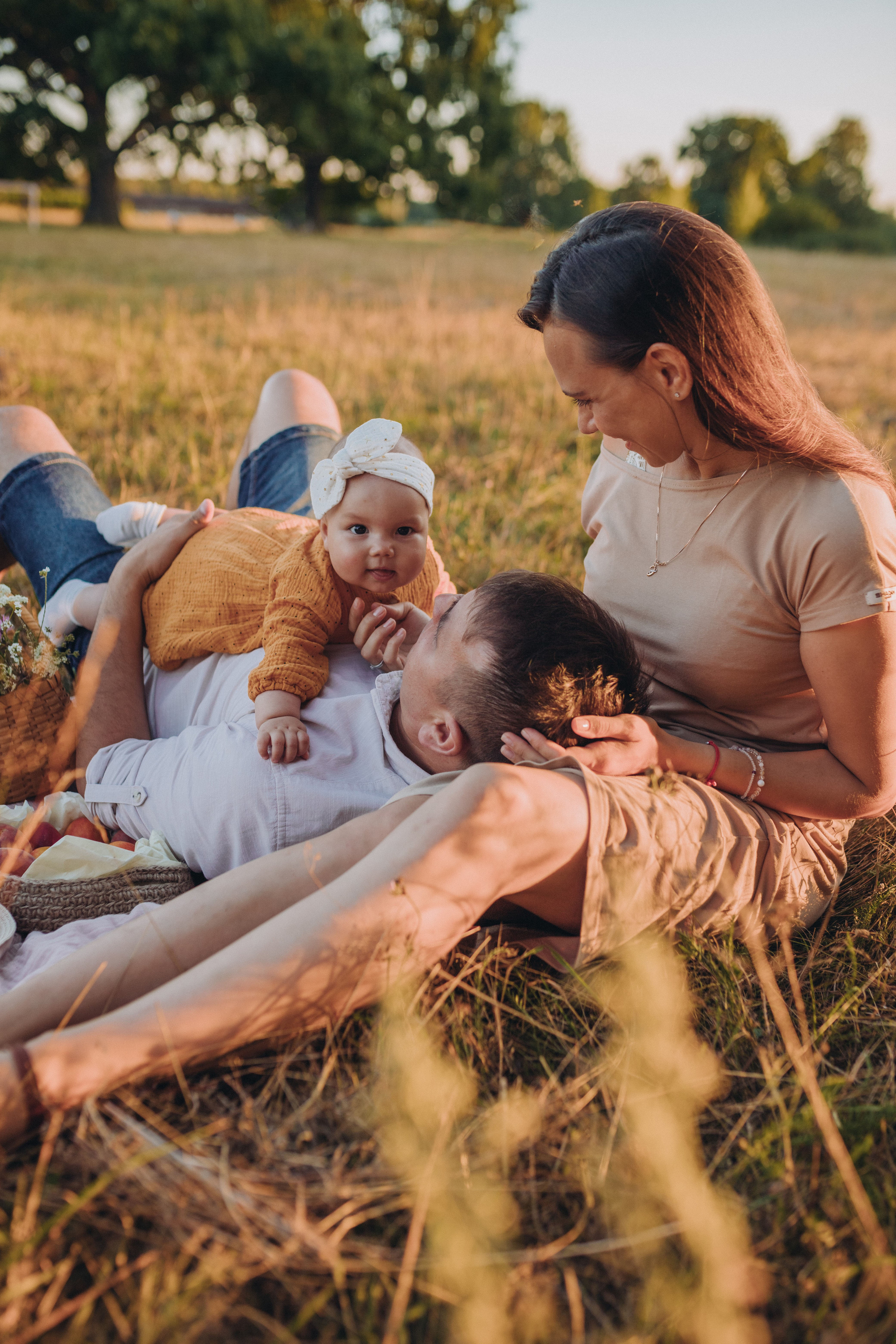 Нежность в полях. Семейный фотограф в Казани Шамгулова Марина