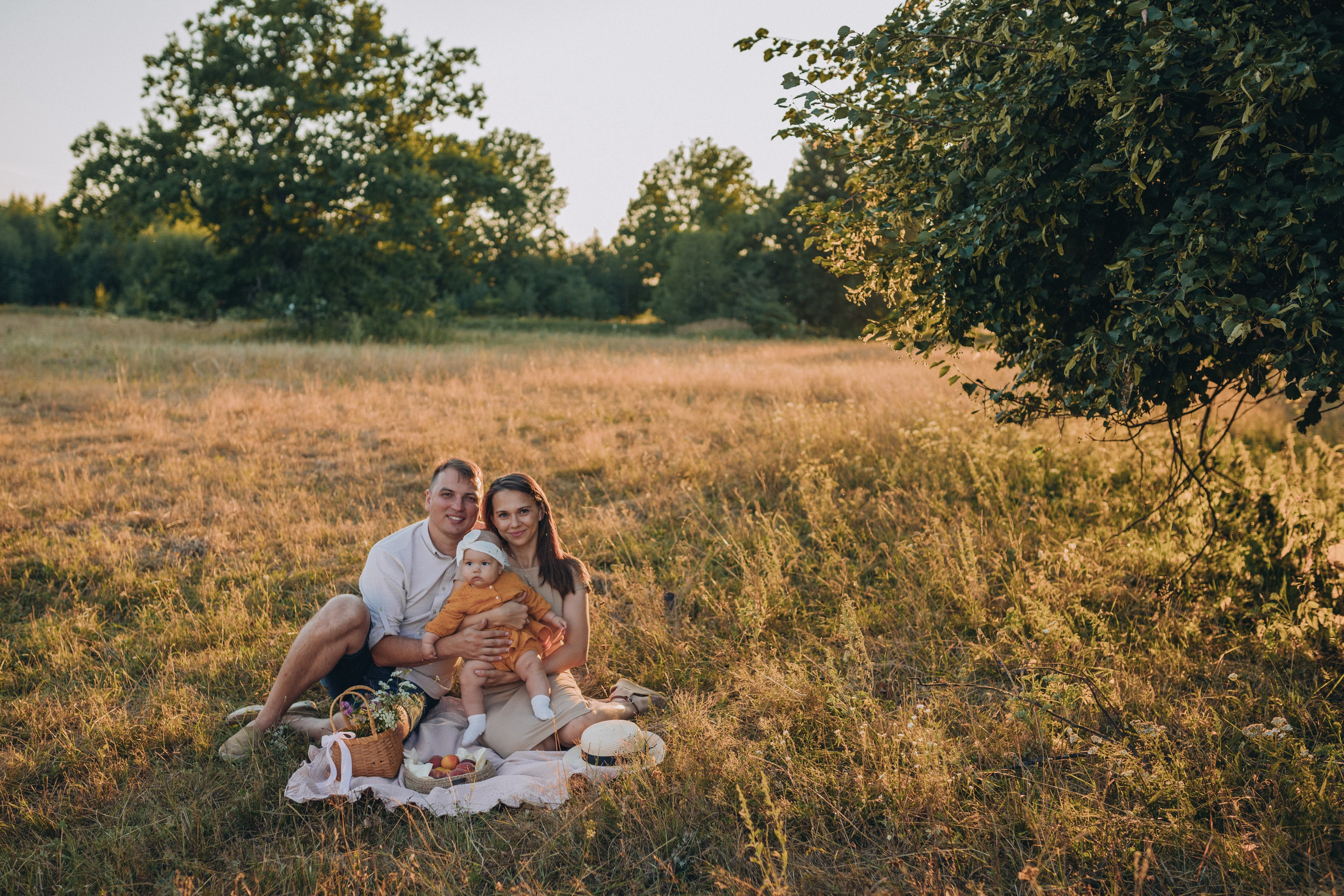 Нежность в полях. Семейный фотограф в Казани Шамгулова Марина