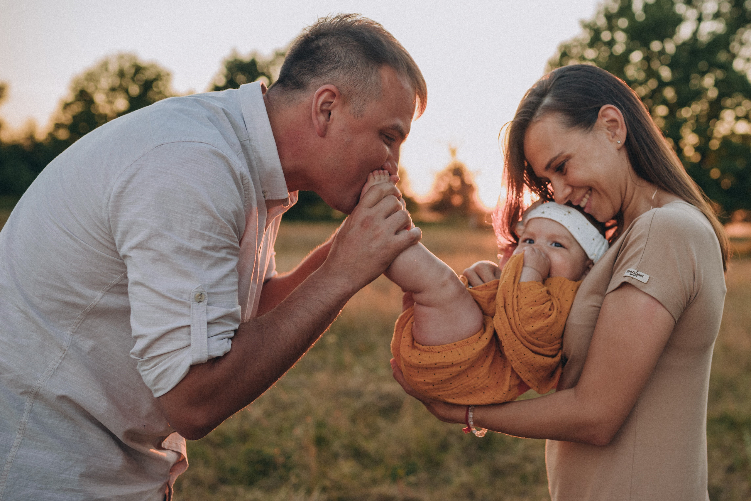 Нежность в полях. Семейный фотограф в Казани Шамгулова Марина