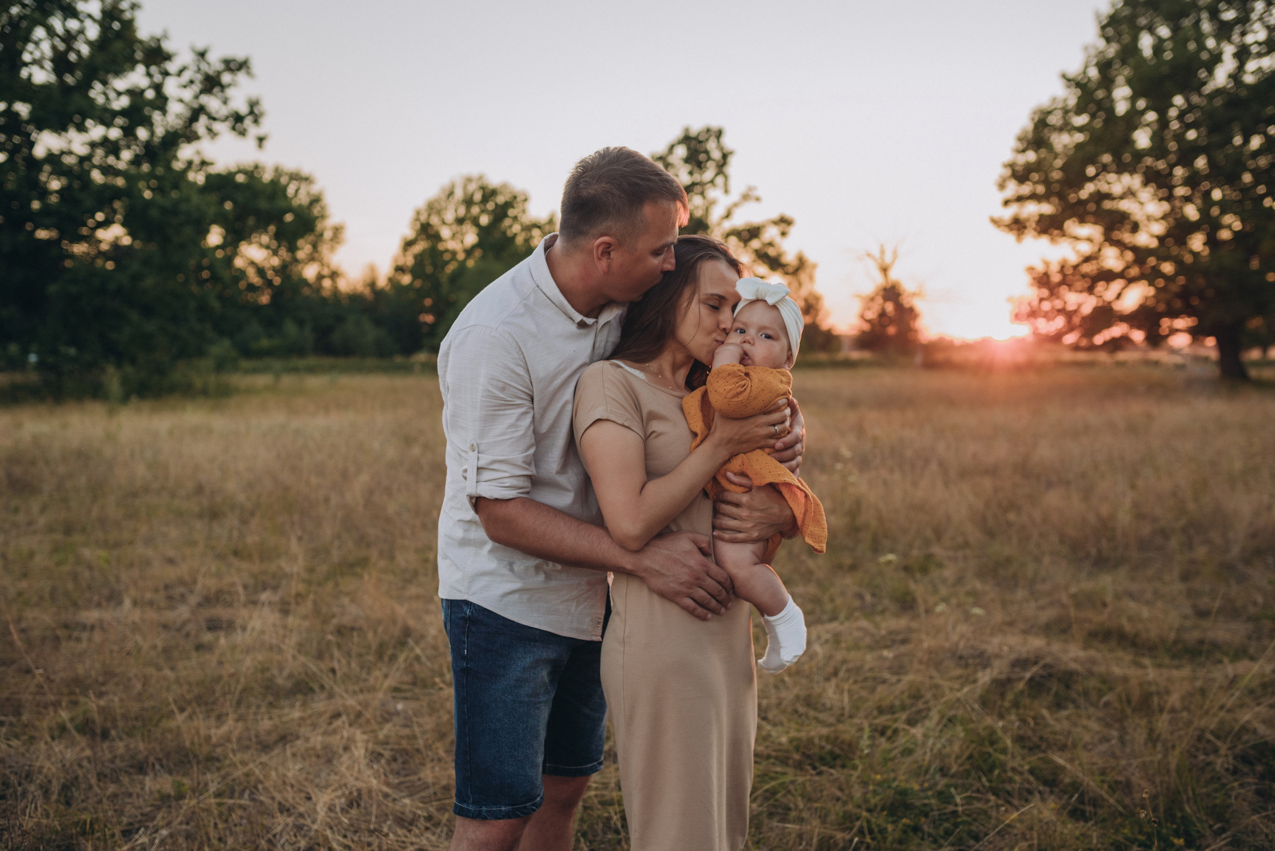Нежность в полях. Семейный фотограф в Казани Шамгулова Марина