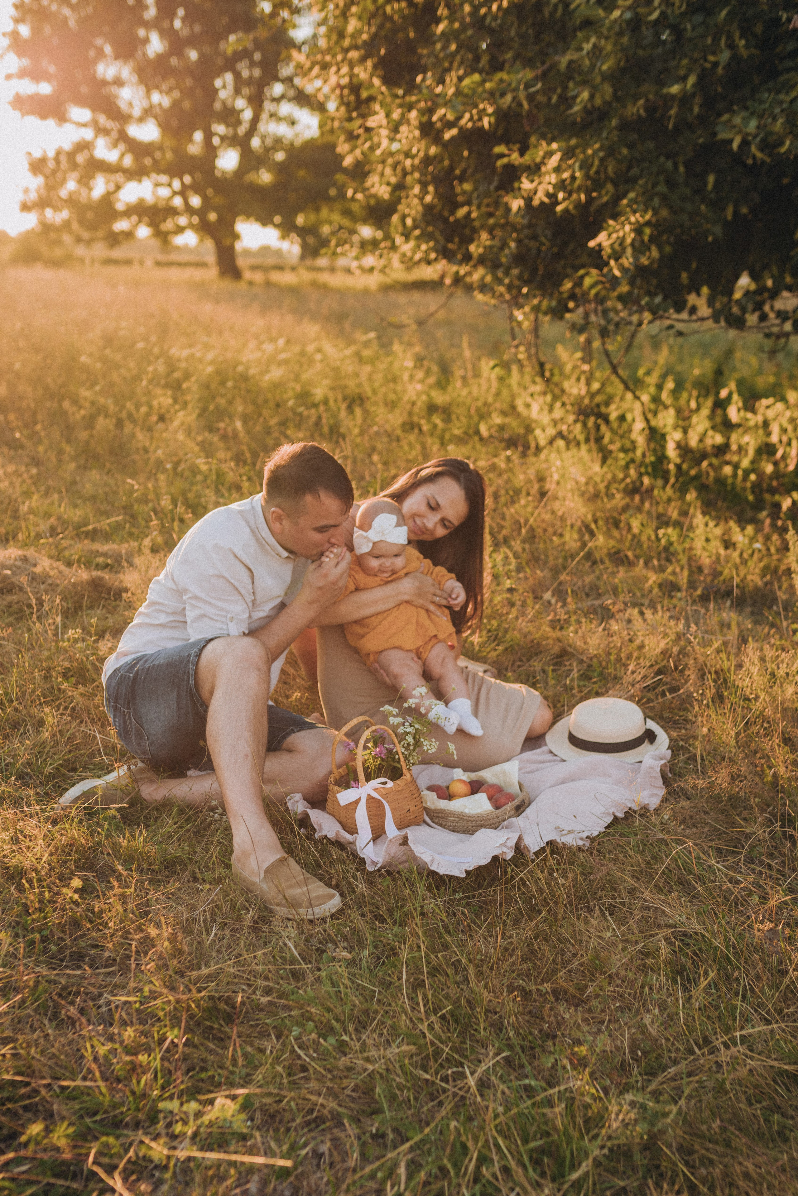 Нежность в полях. Семейный фотограф в Казани Шамгулова Марина