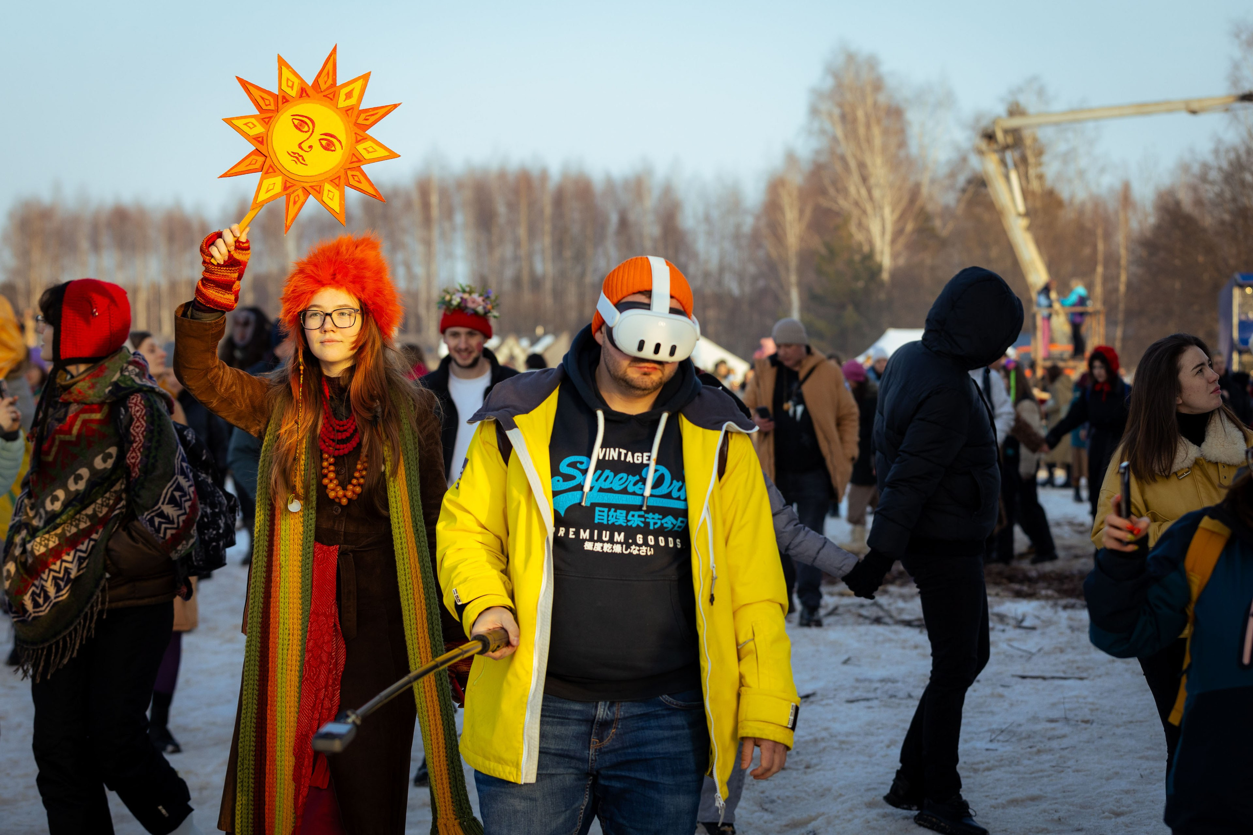 Масленица в Никола-Ленивце, весна 2024 г. Фотограф Виноградов Константин