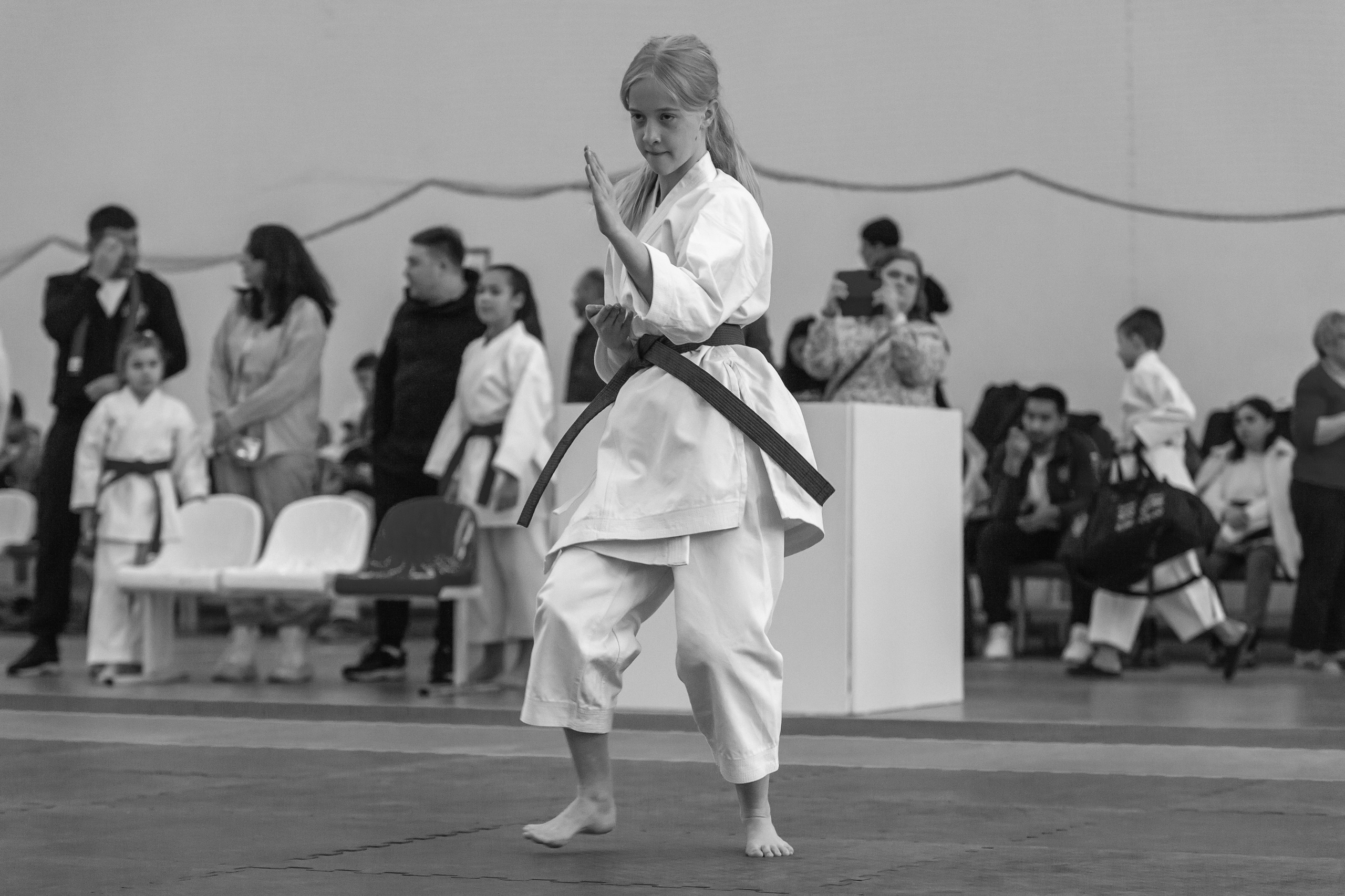 Karate competitions. Photographer Vladimir Baksheev