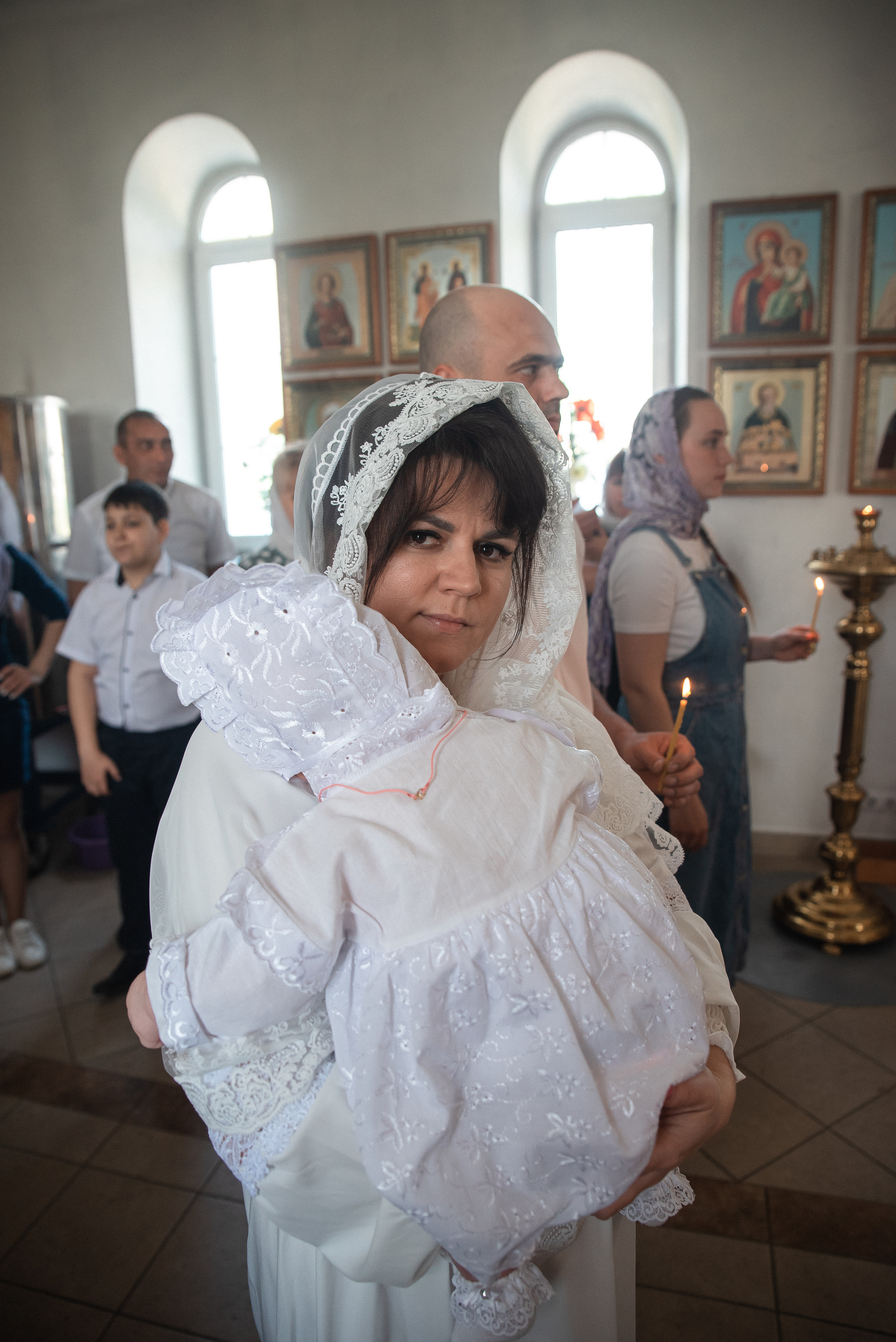 Крещение Евы. Фотограф Таинства Крещения в Саратове Ильченко Артем