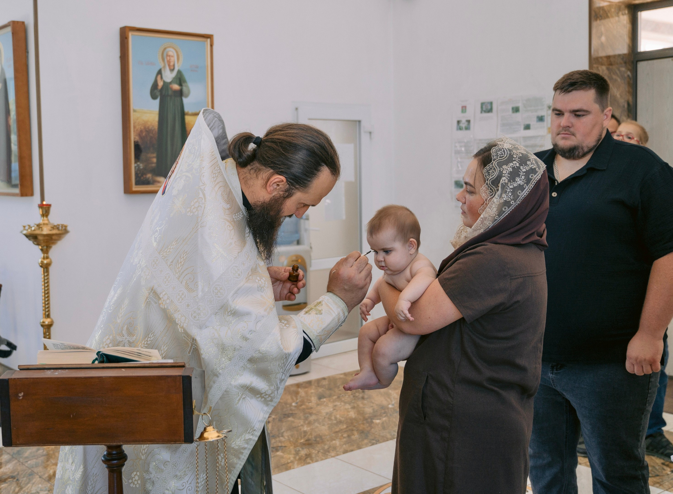 Таинство крещения. Свадебный и семейный фотограф Брюховецкая Тимашевск Краснодар