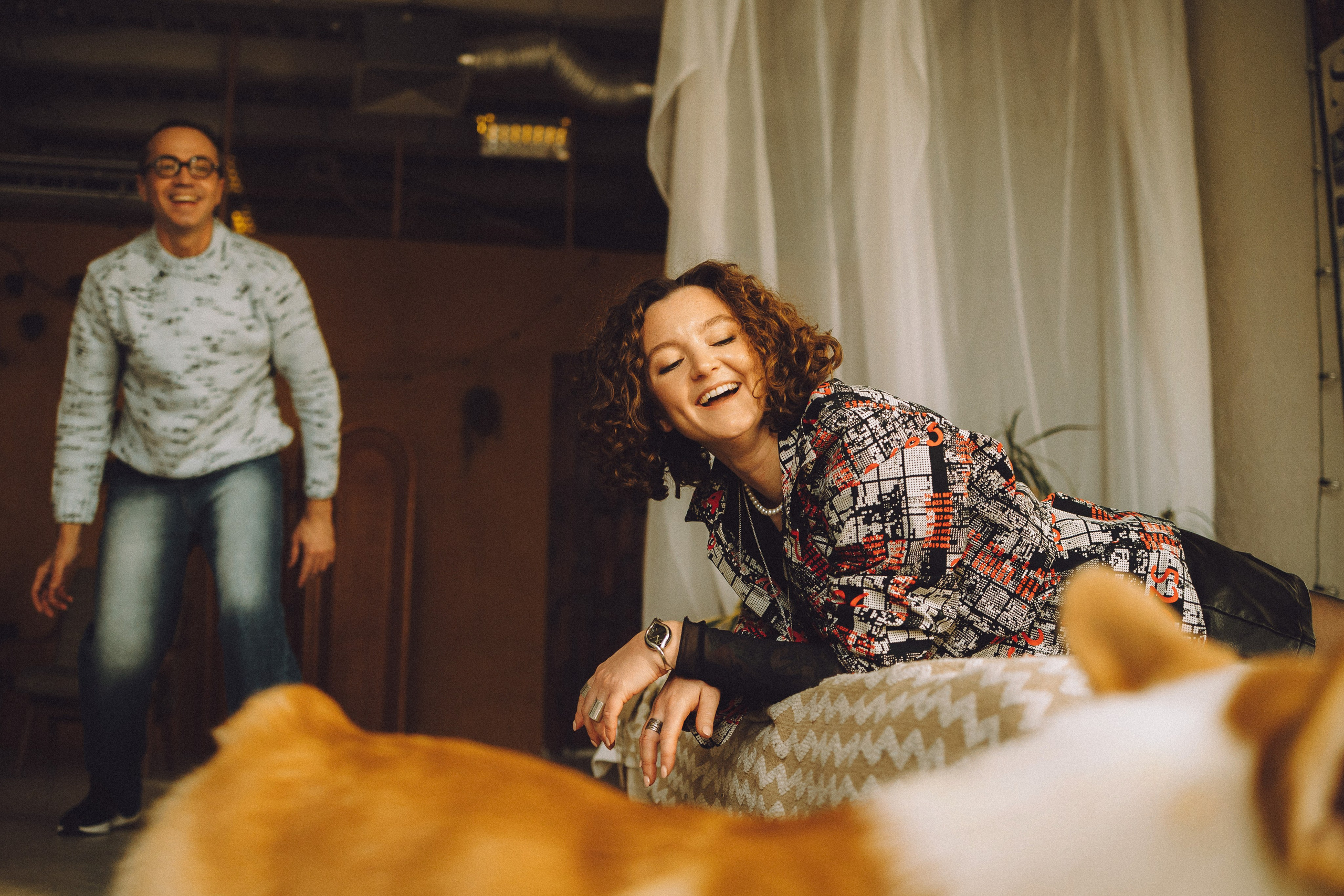 Наталья, Евгений и Мерлин