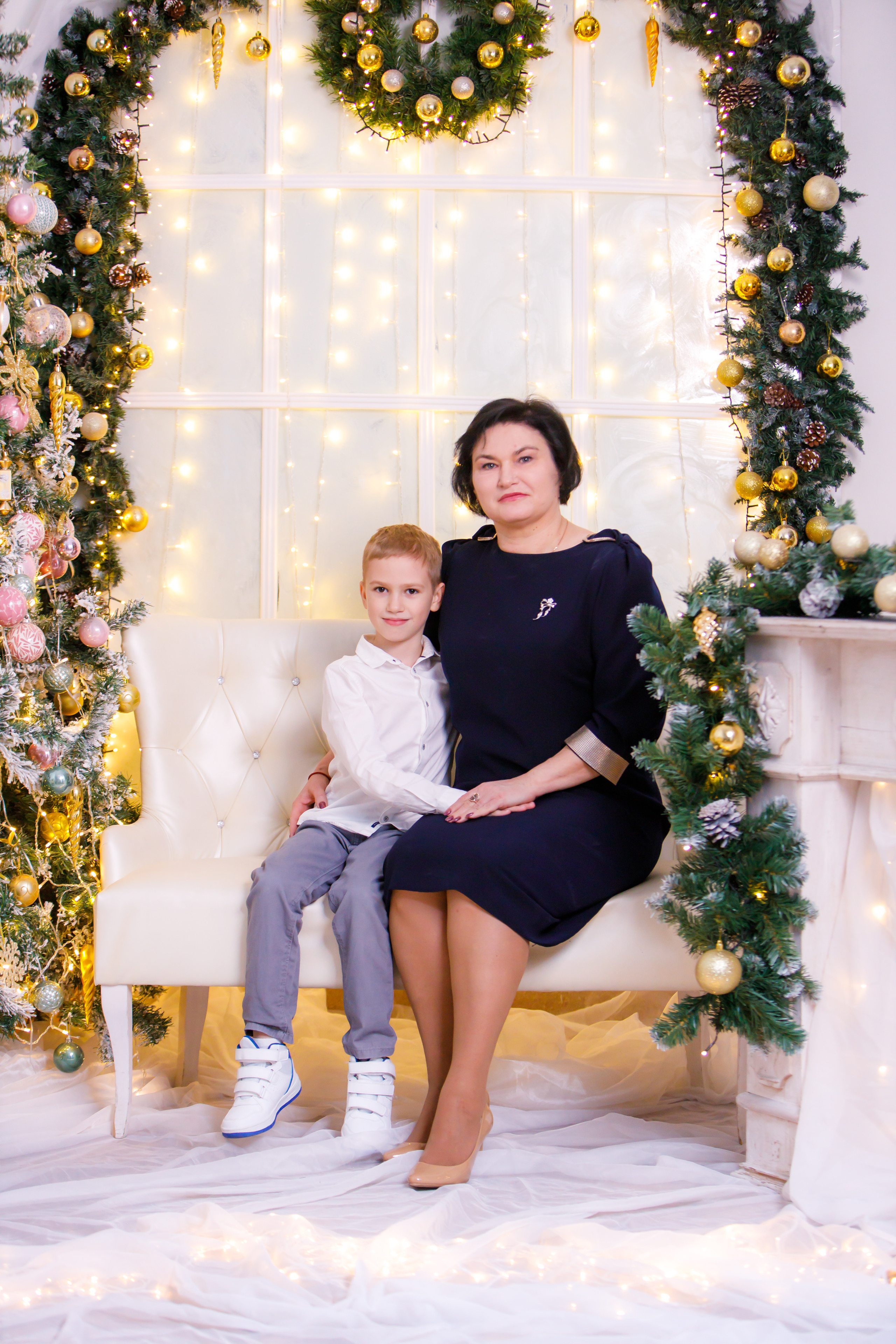 Новогодняя фотосессия в студии. Профессиональная фото и видеосъемка. Москва