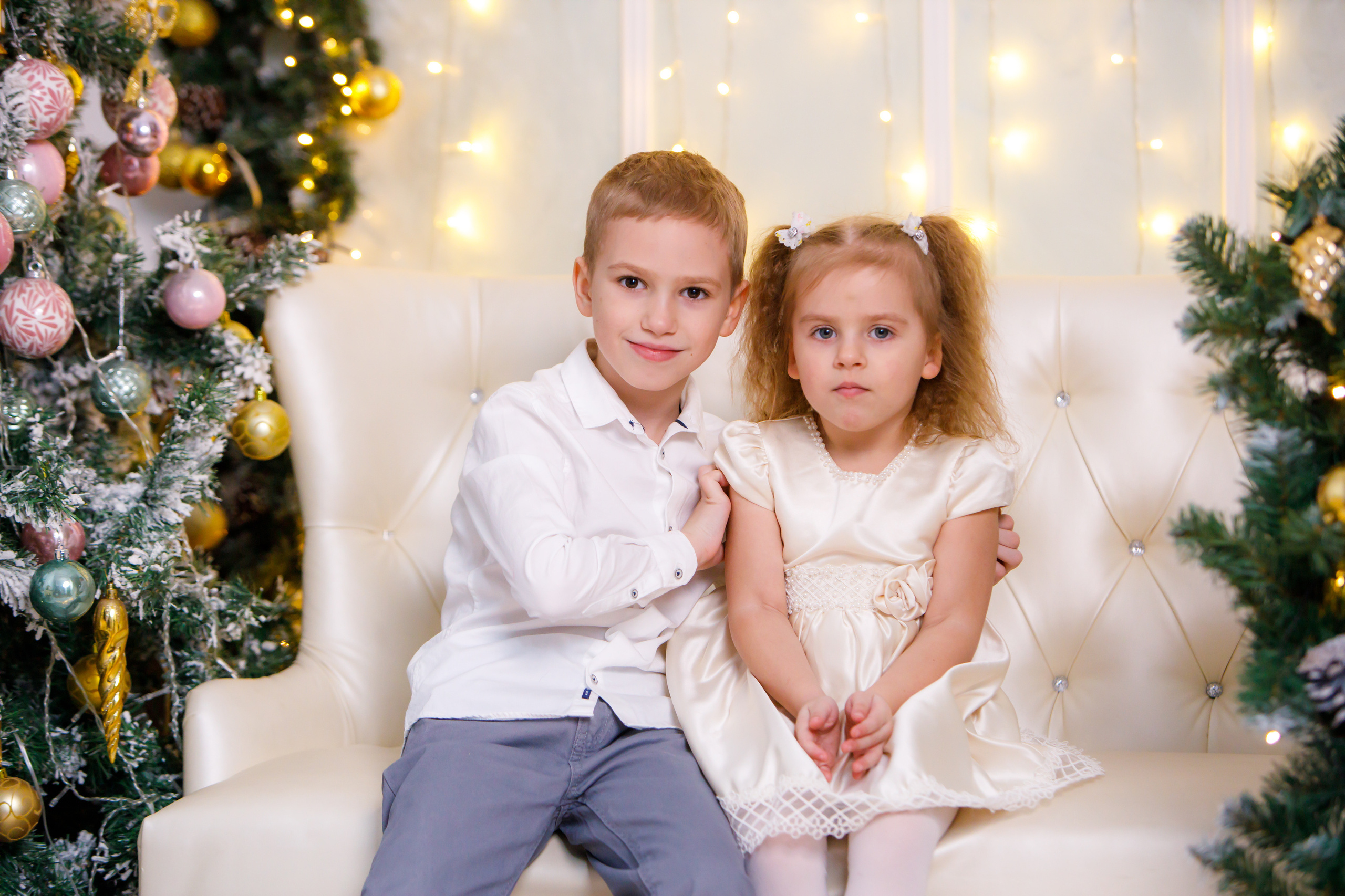 Новогодняя фотосессия в студии. Профессиональная фото и видеосъемка. Москва