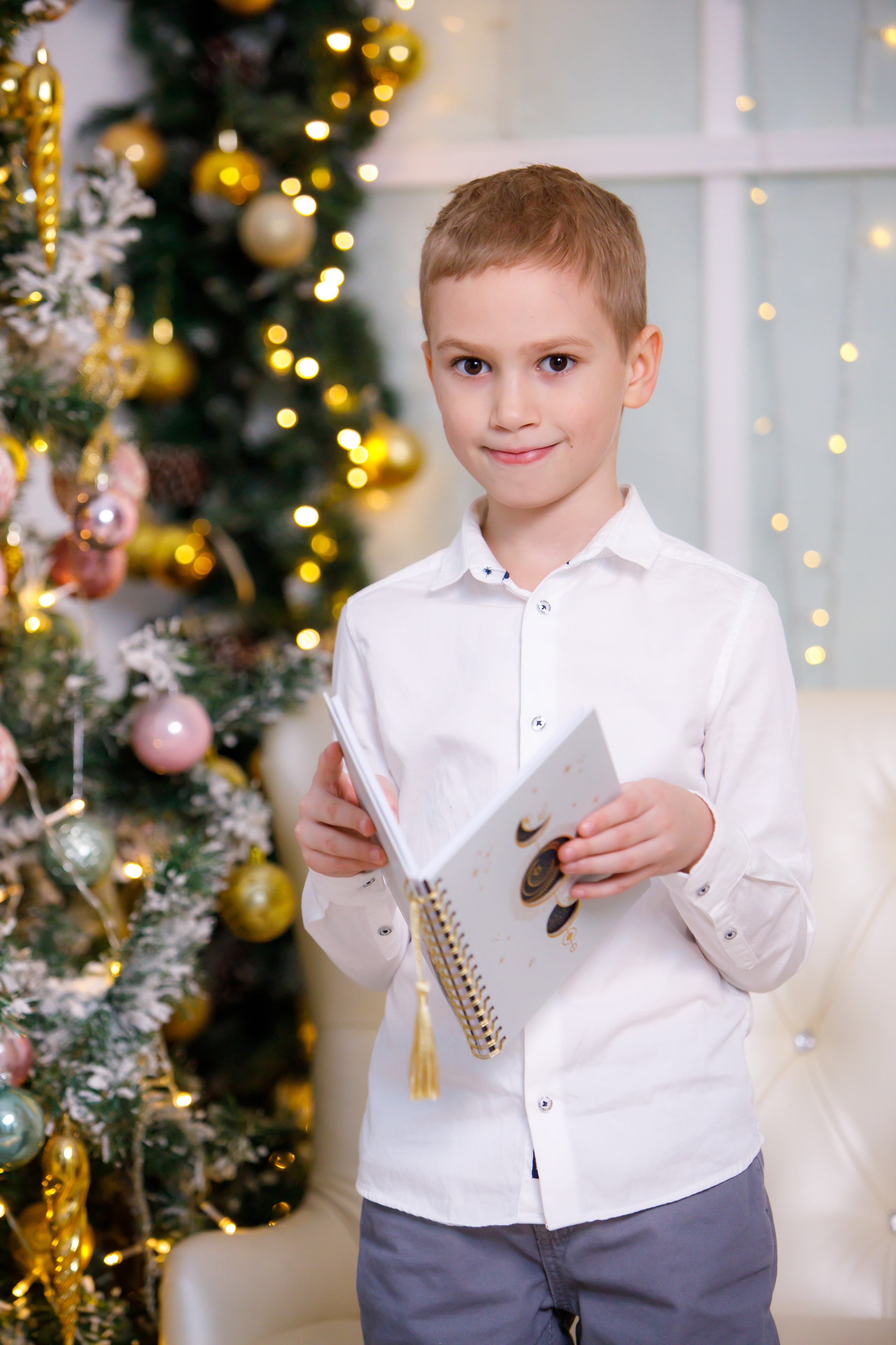 Новогодняя фотосессия в студии. Профессиональная фото и видеосъемка. Москва