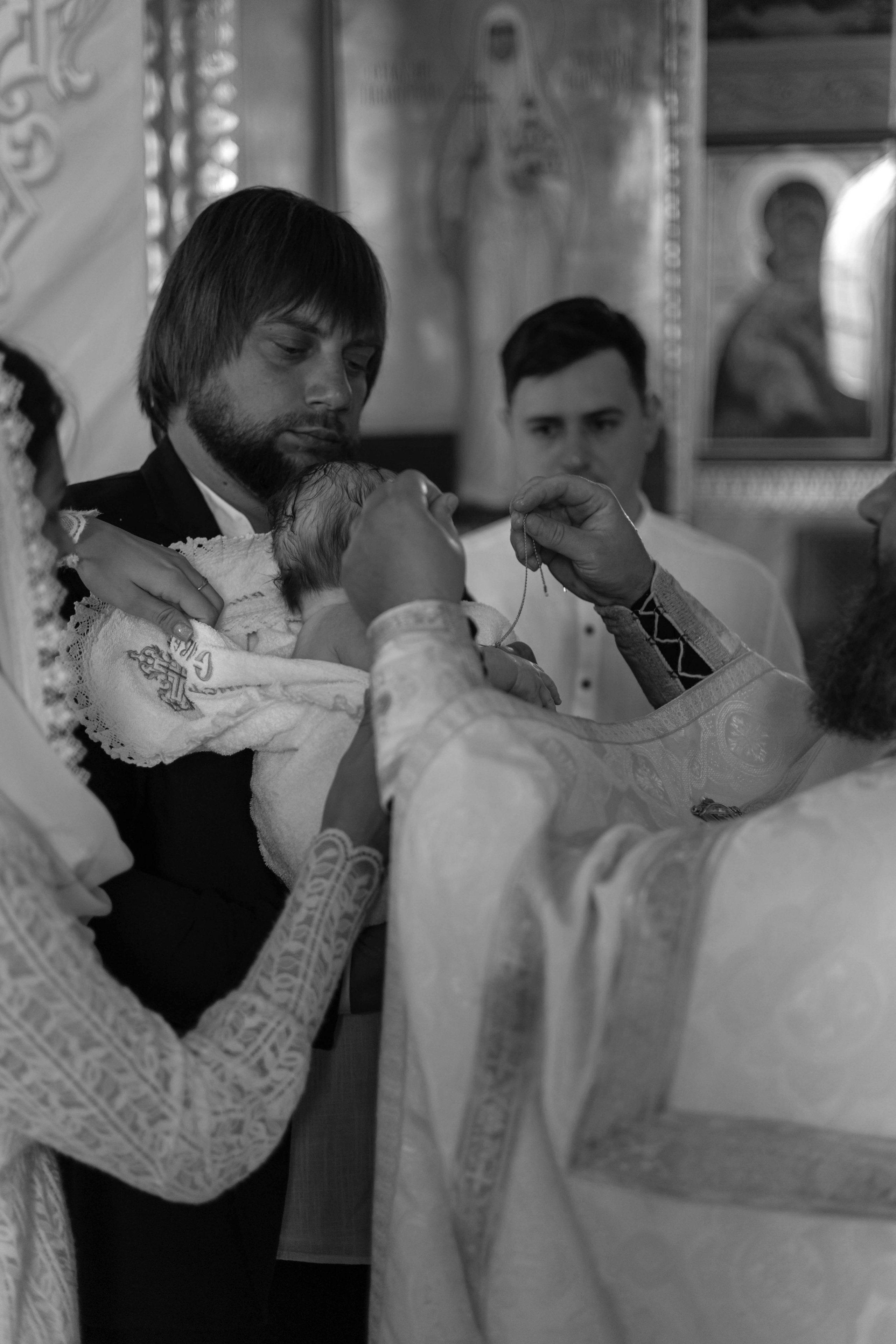 Таинство Крещения Савелия. Фотограф Сальск Катерина