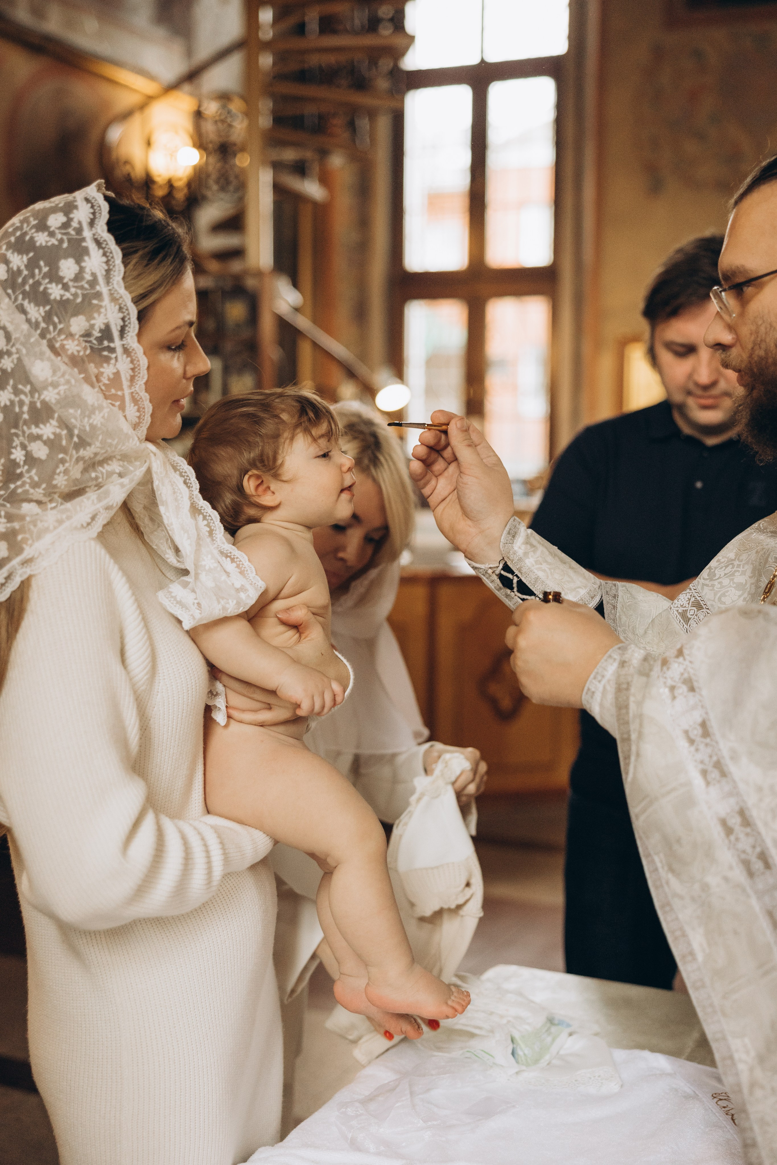Крещение Дианы. Семейный фотограф в Москве Виктория Ястребинская