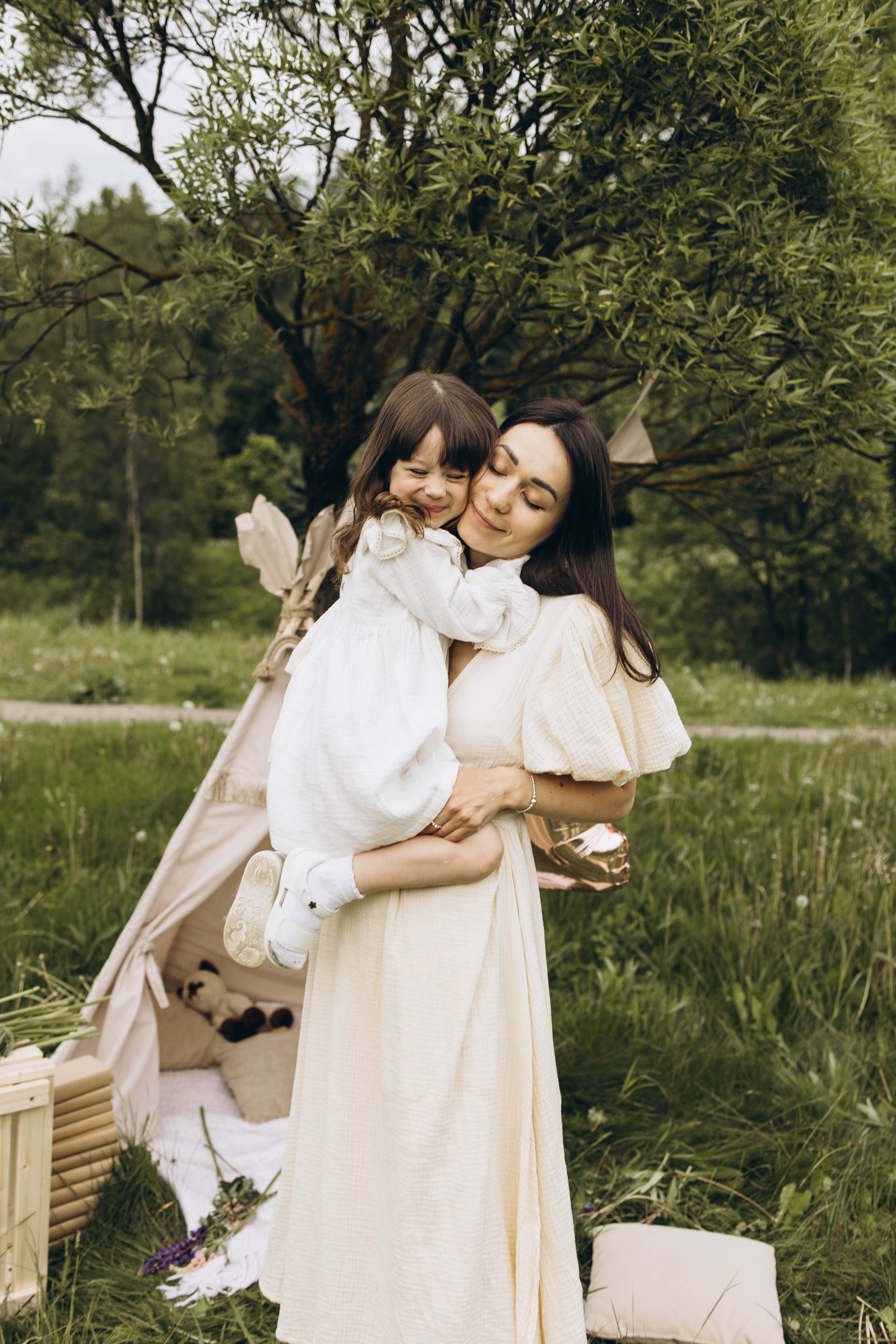 Маша, Женя, Ариана и Мирон. Семейный фотограф в Москве Виктория Ястребинская