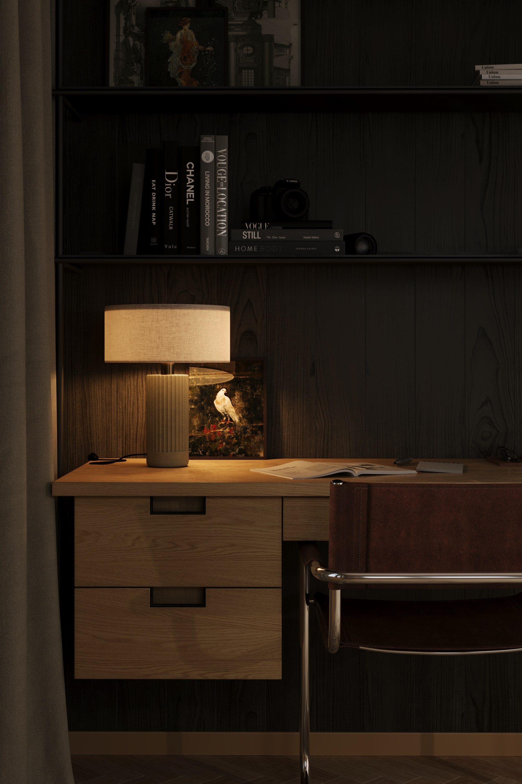 дизайн загородного дома, современный стиль, архитектура, дизайн кабинета, уютный минимализм, природные материалы 