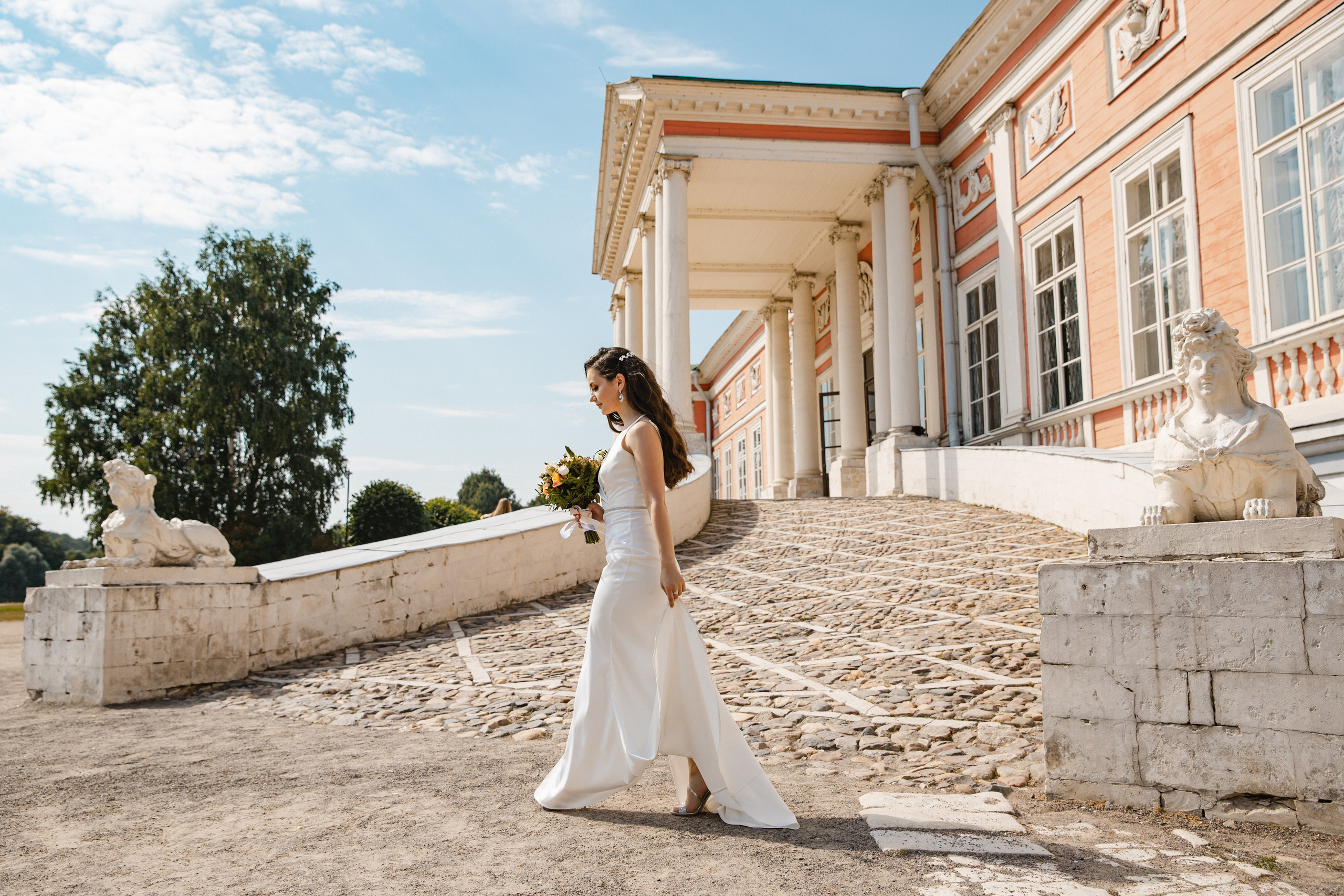 Свадебная фотосессия в усадьбе Кусково. Фотограф и видеограф Анна Домашенко