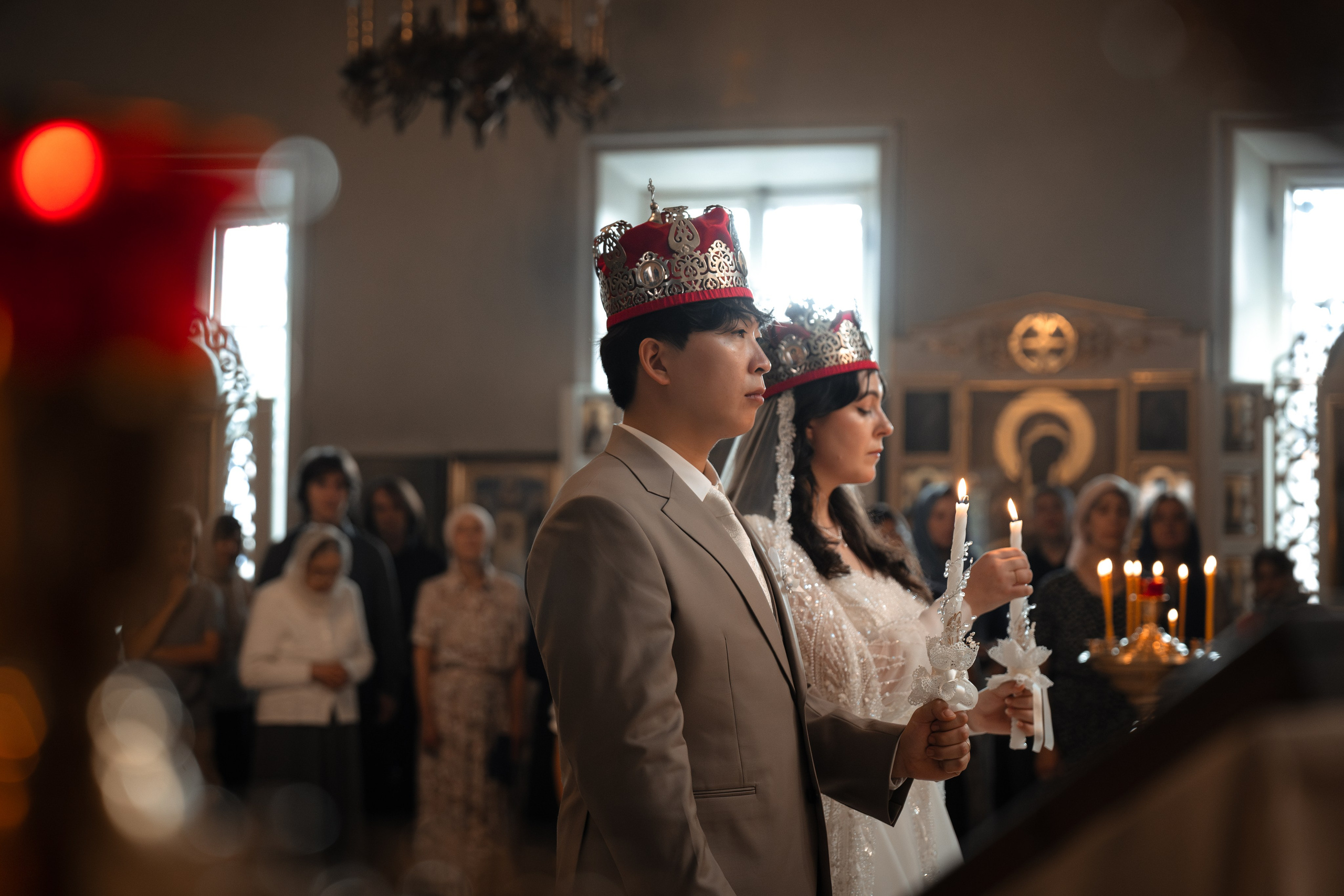 Венчание Марии и Ивана. Фото- и видеосъёмка крещения и венчания. Фотограф на крещение Москва