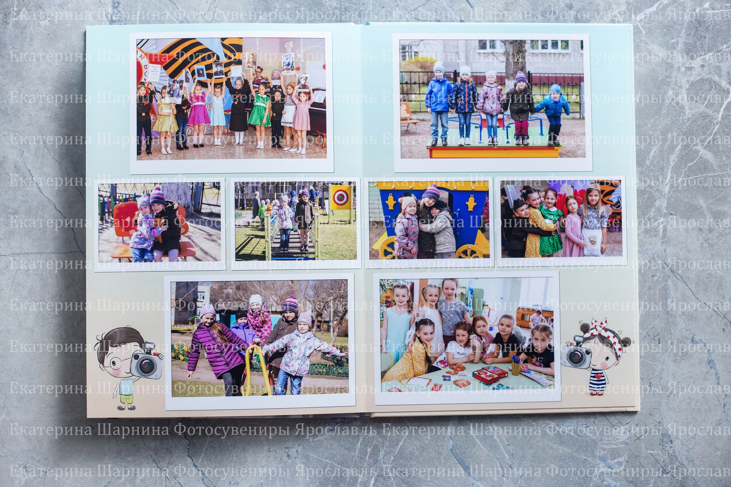 Выпускные альбомы для детских садов. Семейный фотограф Ярославль Екатерина Охлопкова