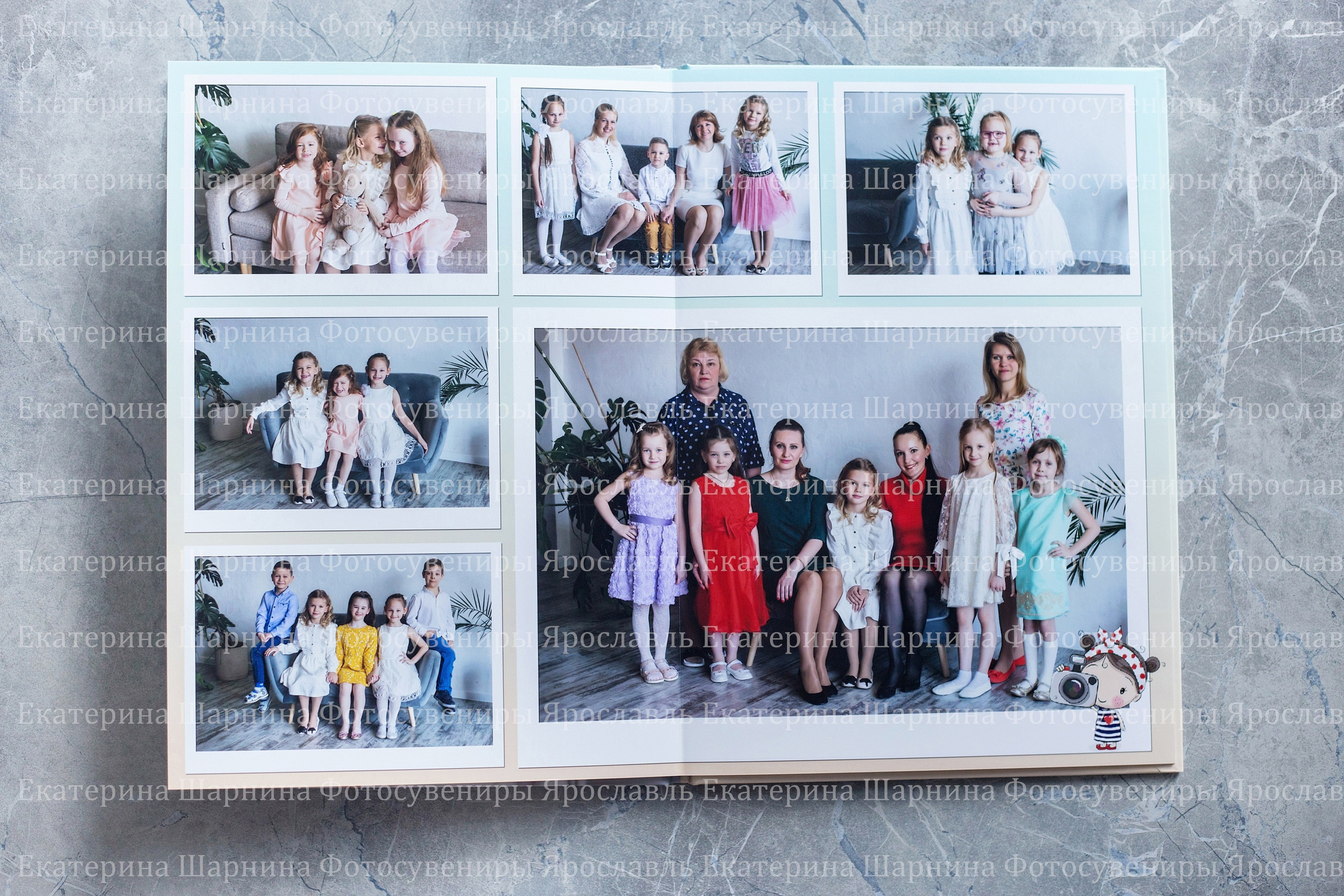 Выпускные альбомы для детских садов. Семейный фотограф Ярославль Екатерина Охлопкова