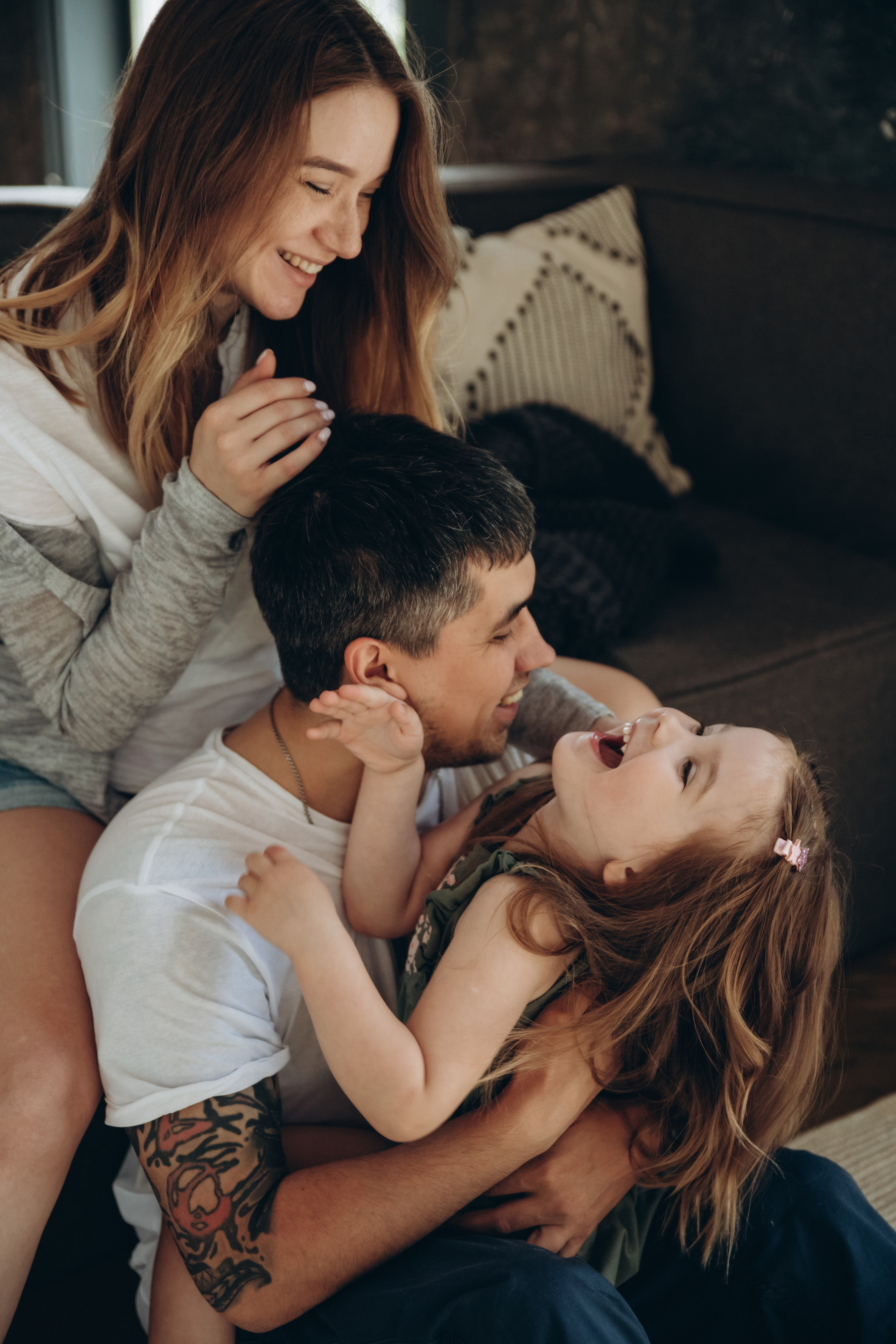 Фотосессия Кирилла, Марии и Киры. Семейный фотограф Ярославль Екатерина Охлопкова