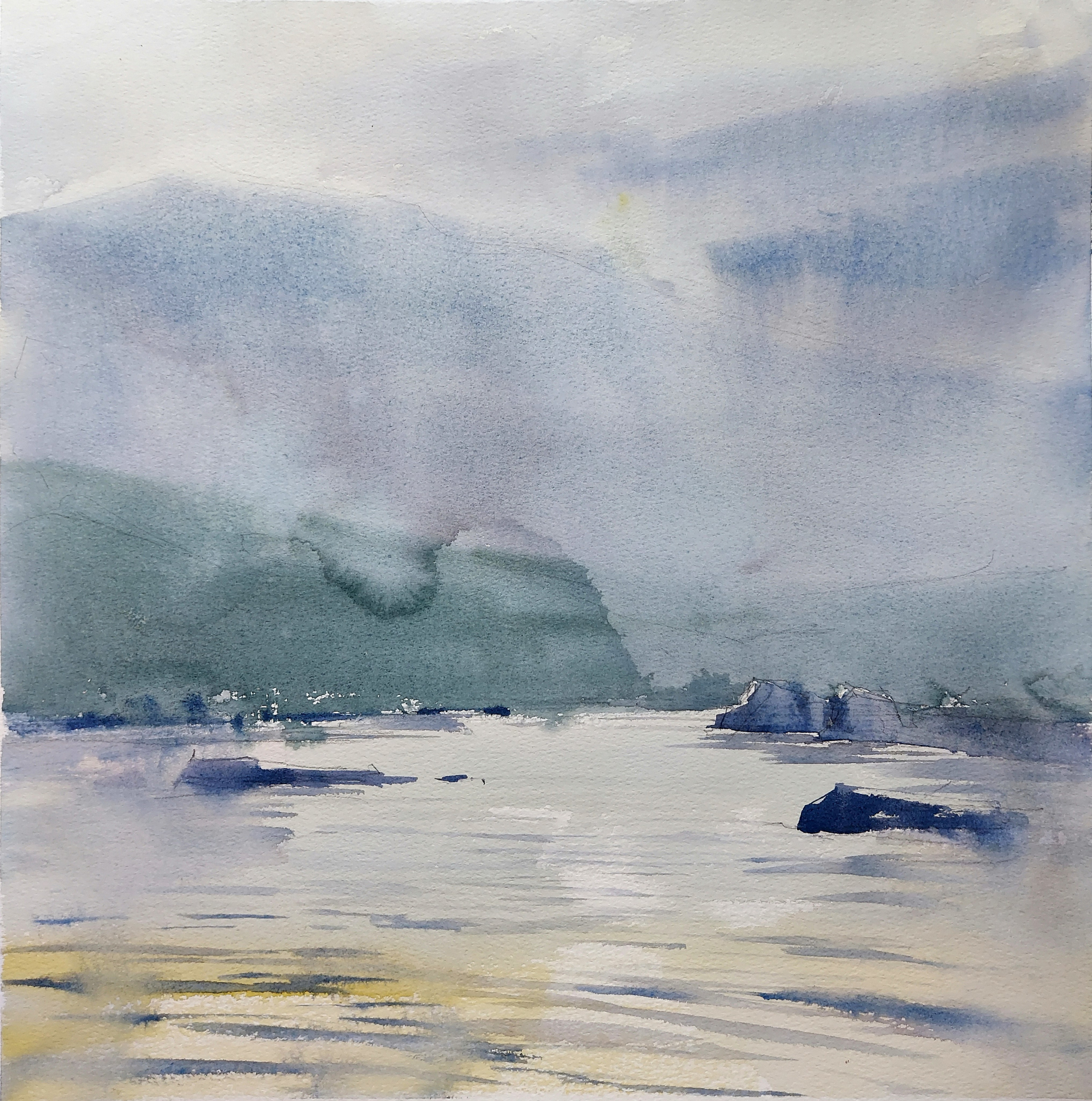 Katun River | Altai Mountains, Russia | August 2025 | 37 x 37.5 cm