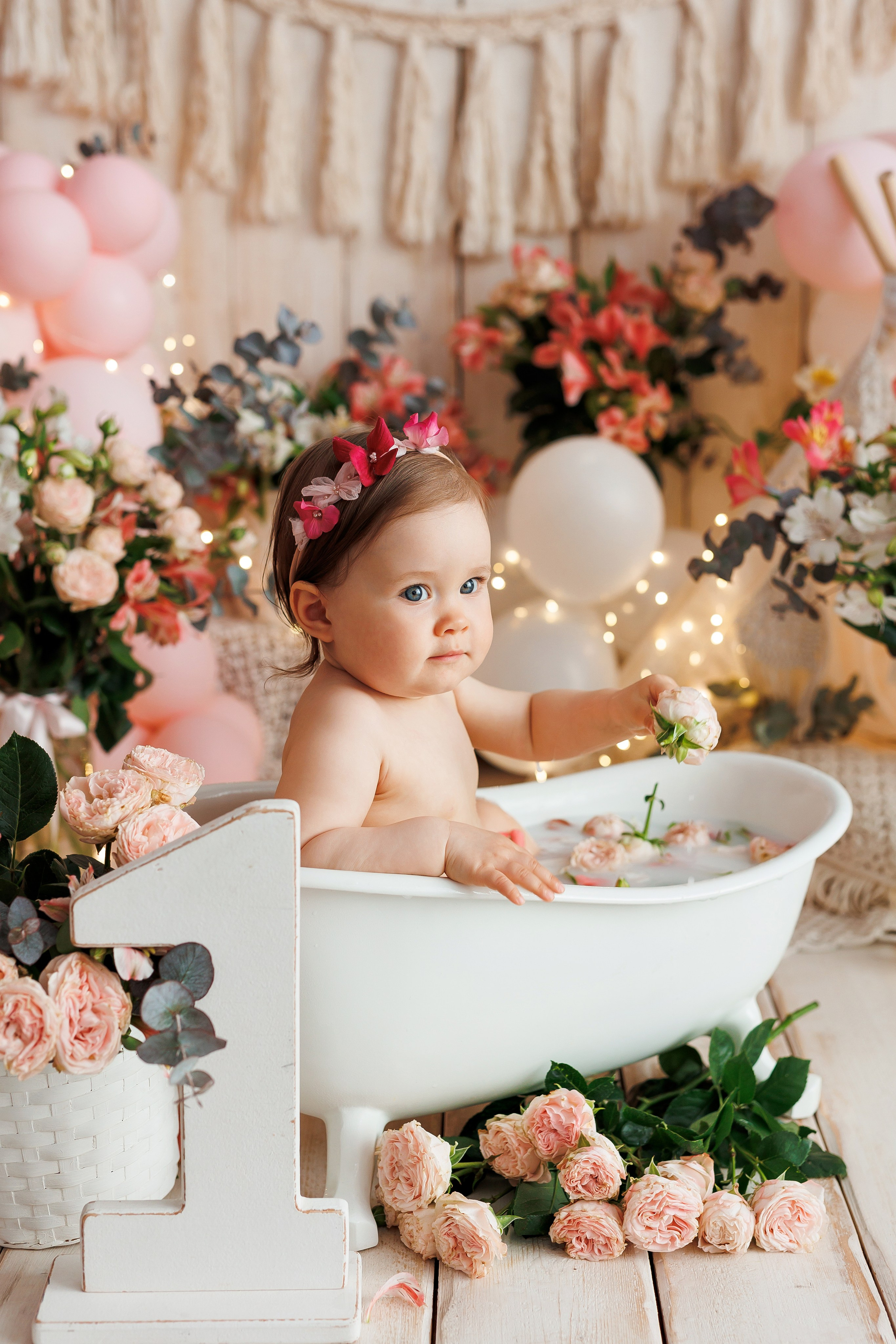 Ванночки годик. Профессиональная детская и семейная фотостудия в Краснодаре