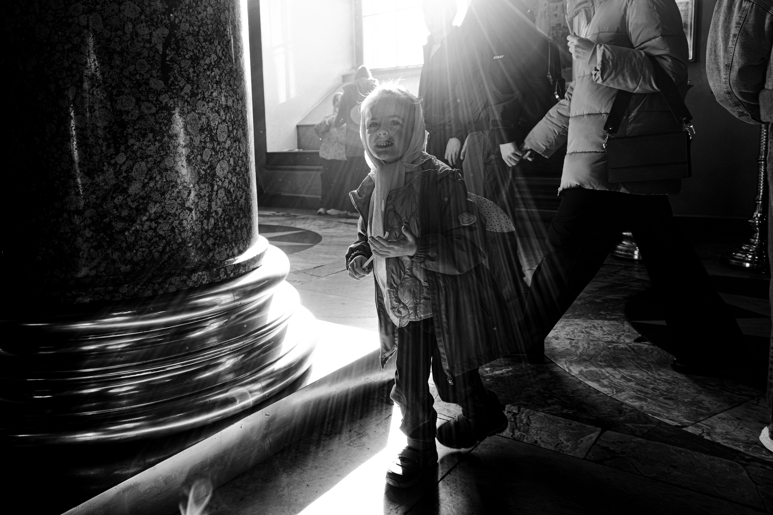 Казанский собор. Екатерина Лапина фотографирует