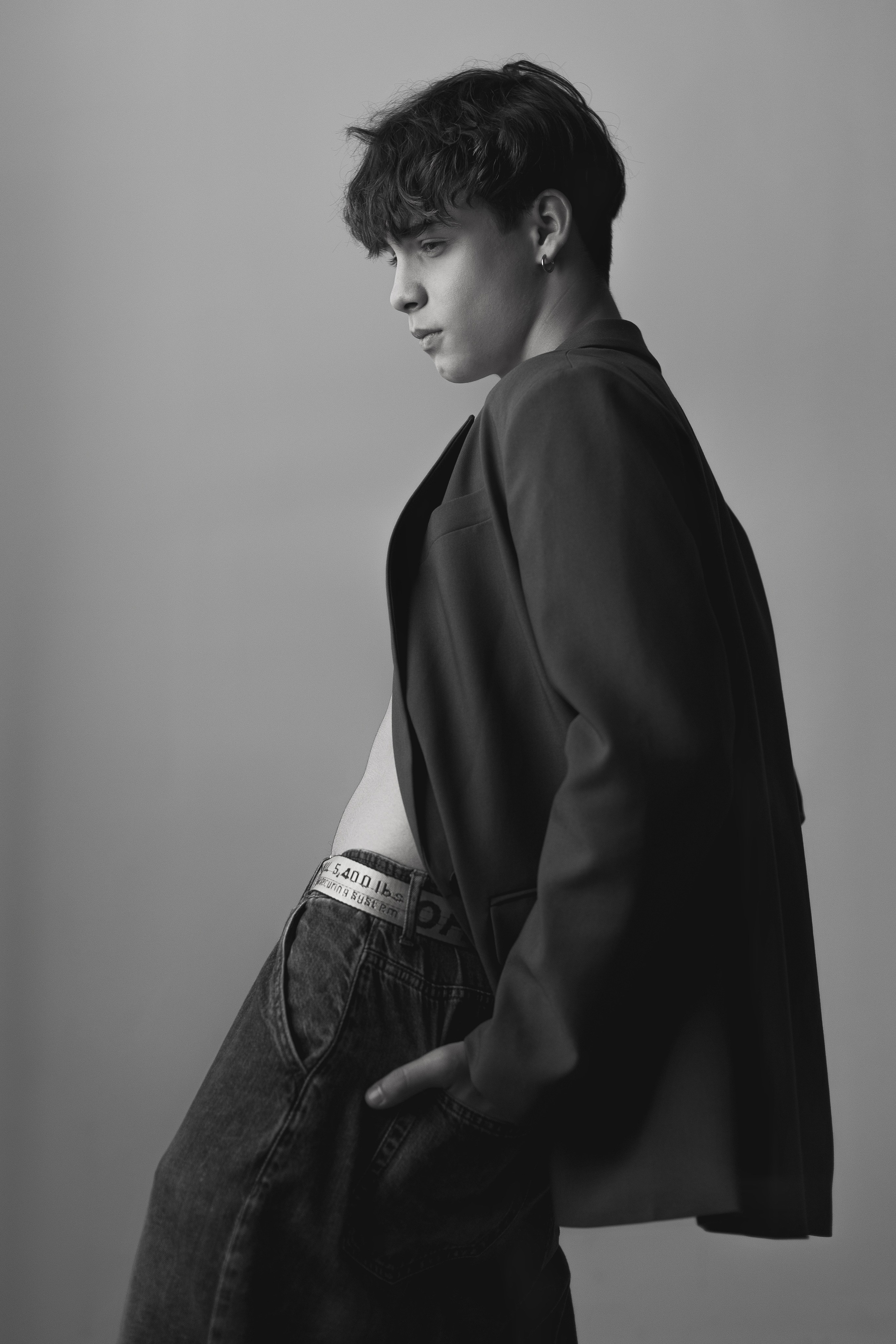 Мужской портрет ЧБ