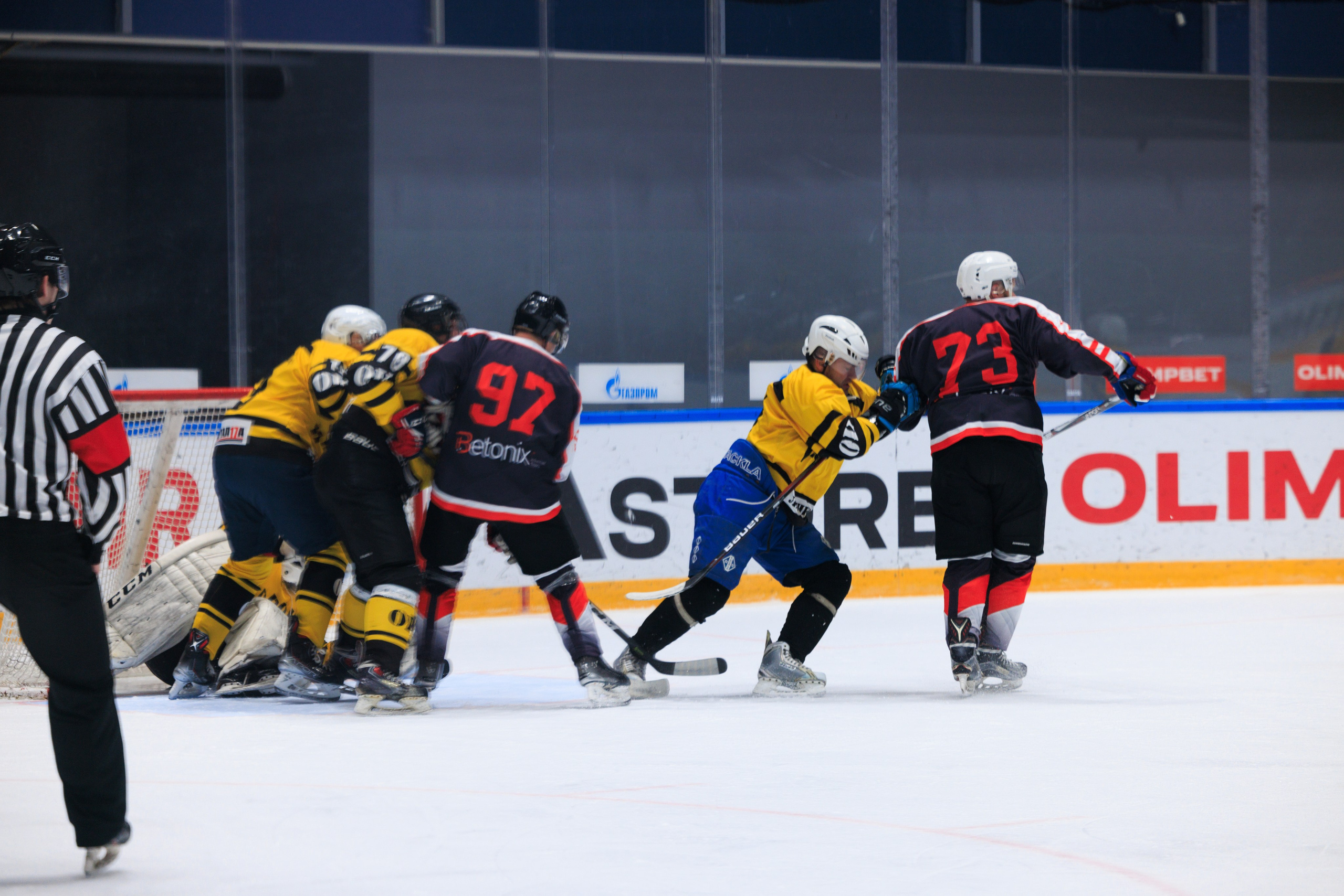 НХЛ Омега — Ижорец (3-2). Фотограф Александр Заломаев