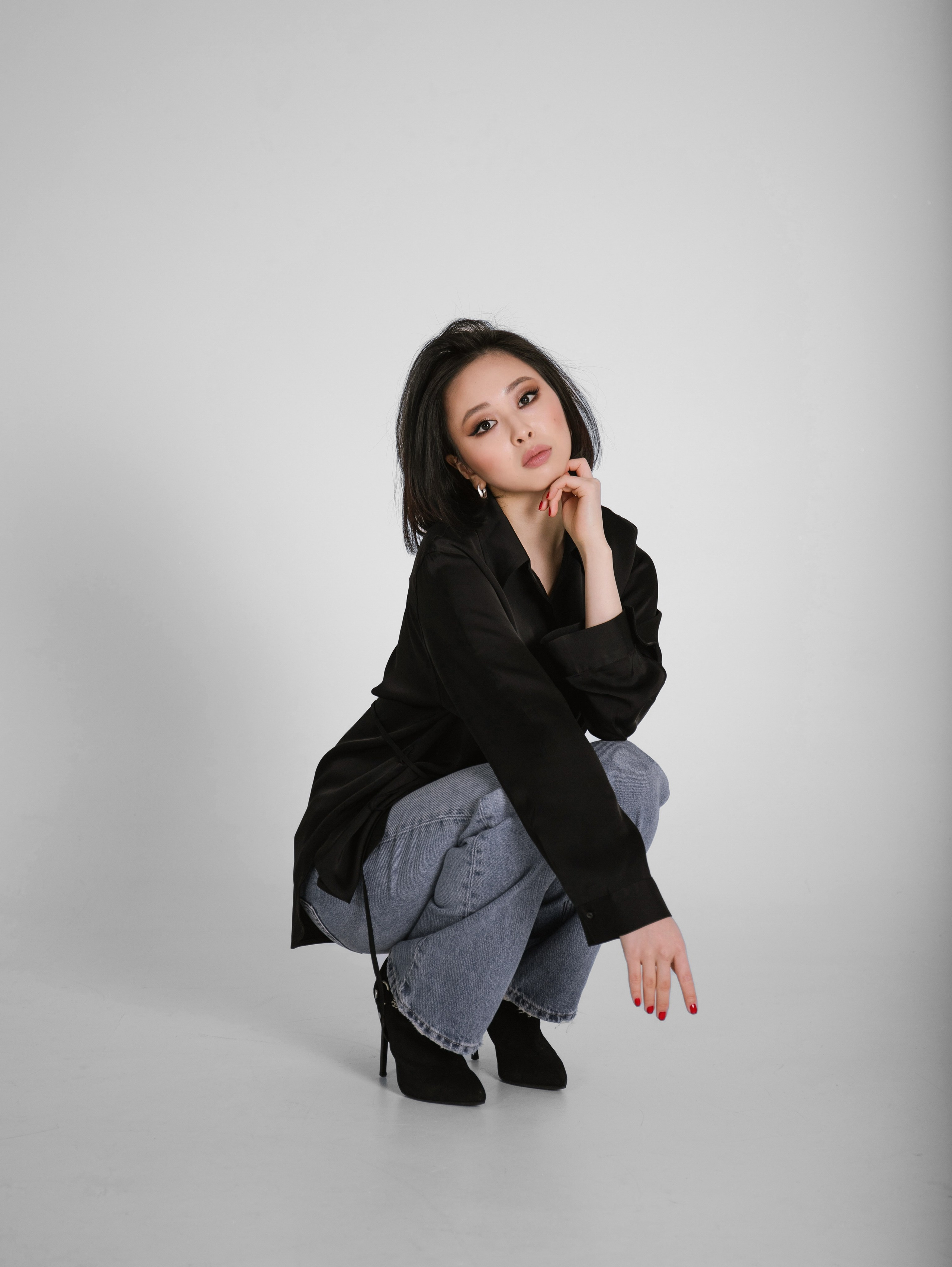 На циклораме. Свадебный и семейный фотограф в Москве Мила Широких