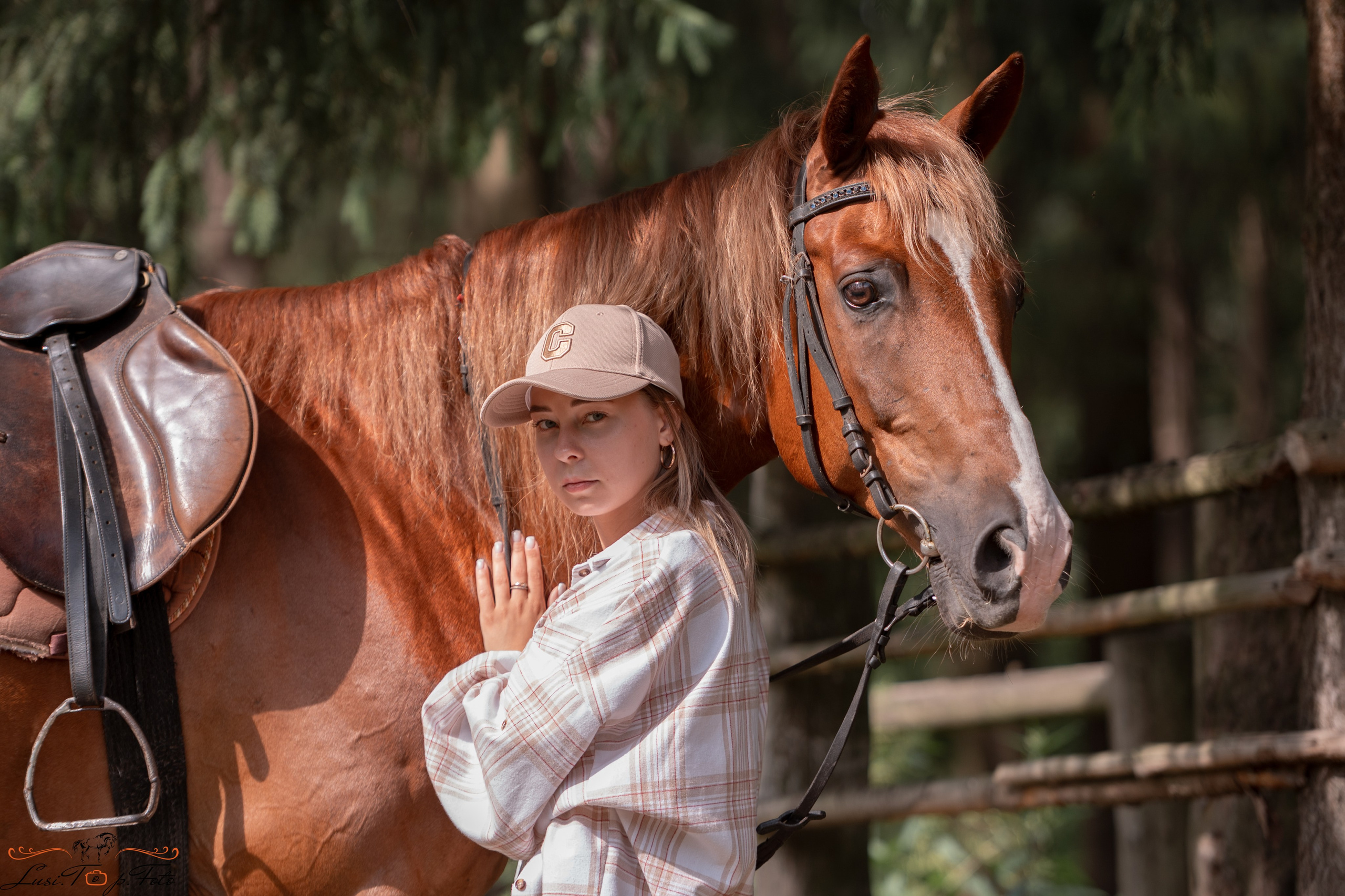 Фотосессия «Без ретуши». Конный и фотограф с животными в Твери Топталова Люся
